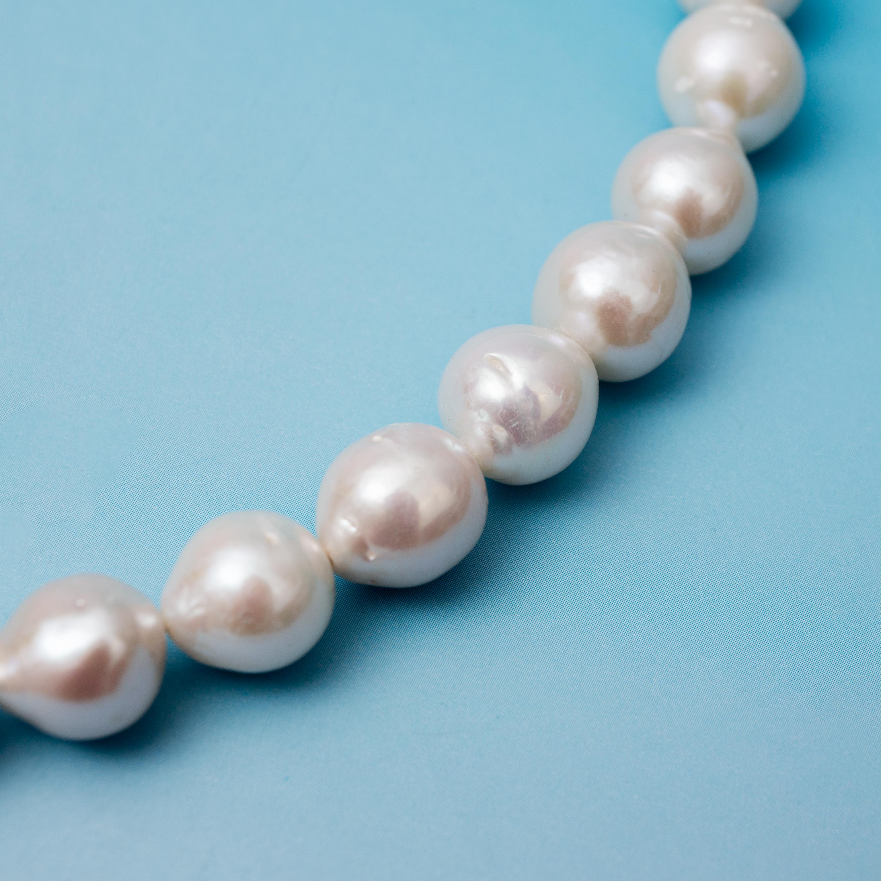 Pearl Necklace - 9mm/44-49cm