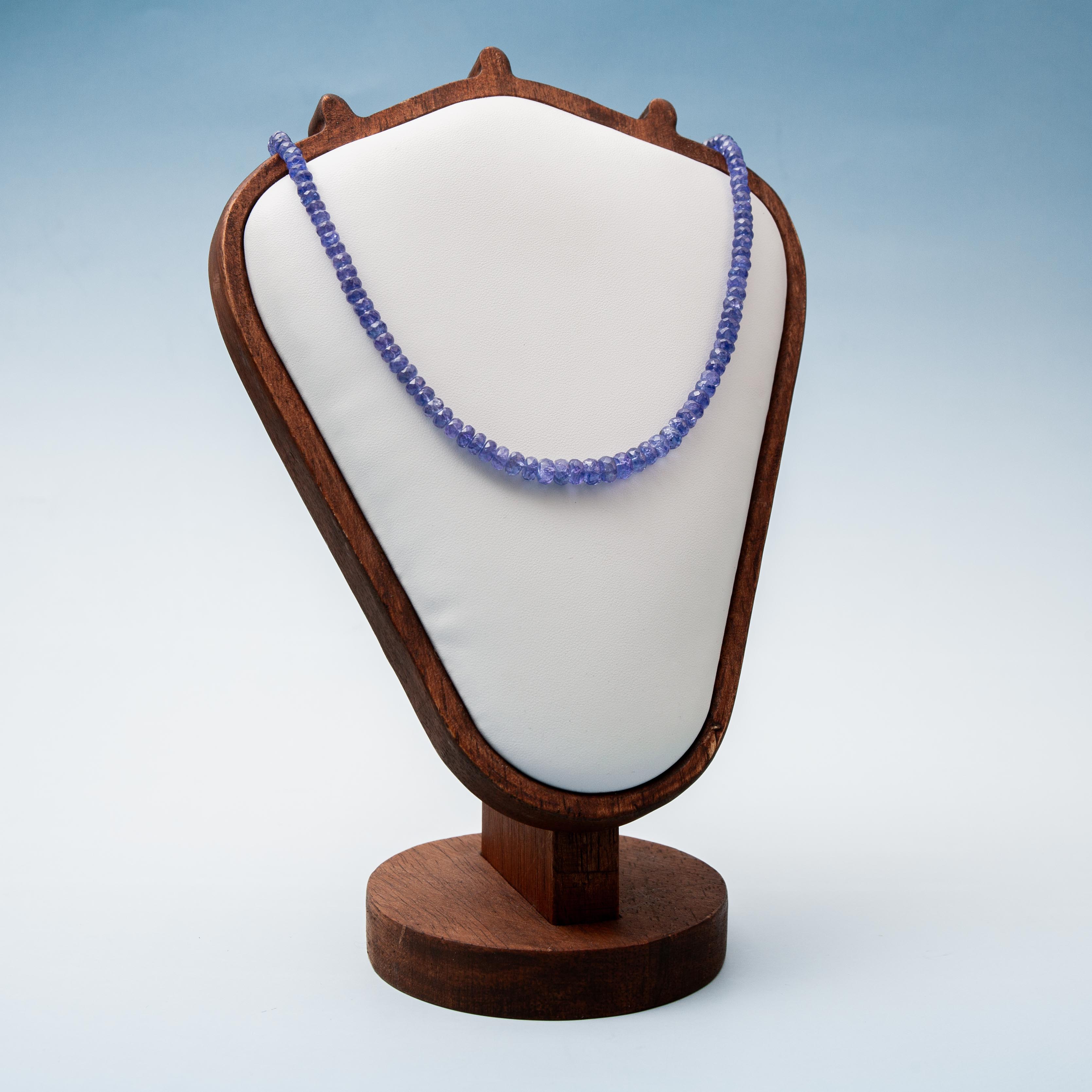 Tanzanite "AA" Necklace - 5mm/45cm (Facet)