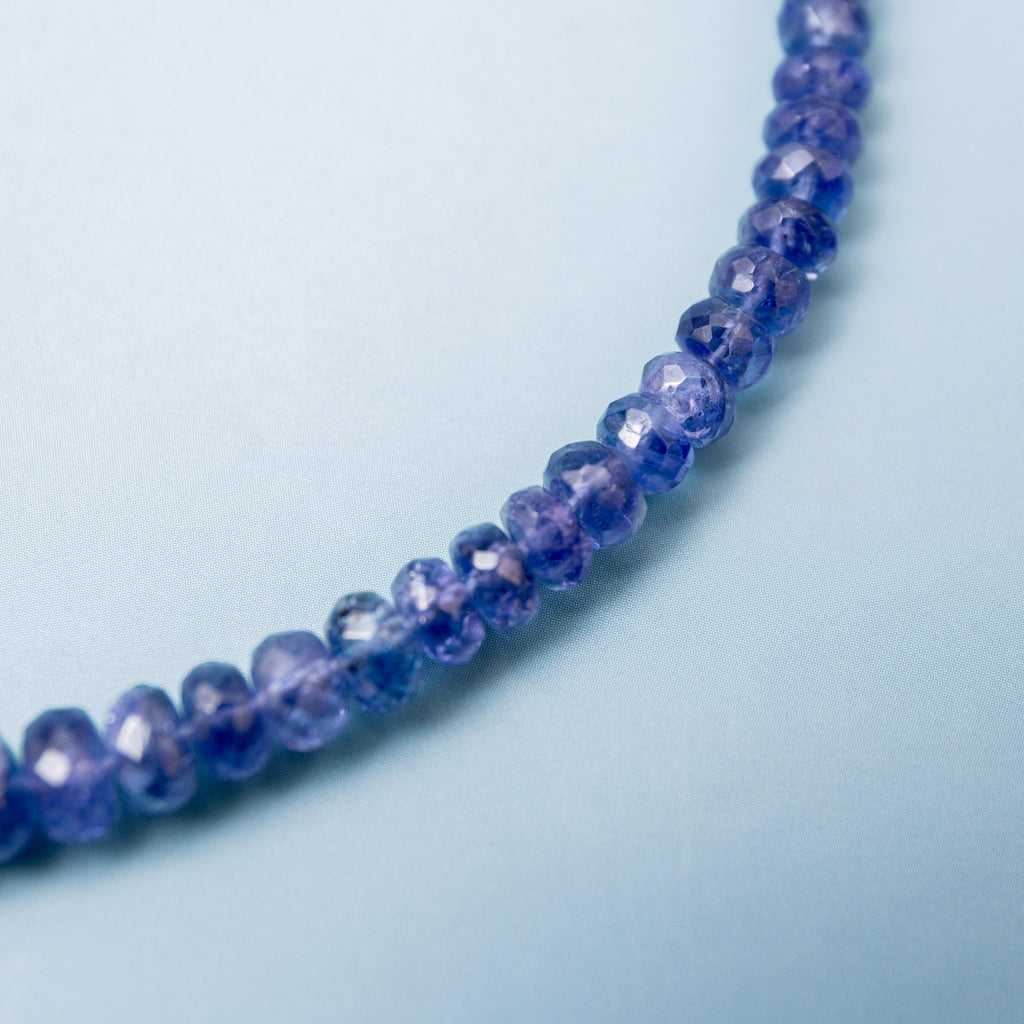 Tanzanite "AA" Necklace - 5mm/45cm (Facet)