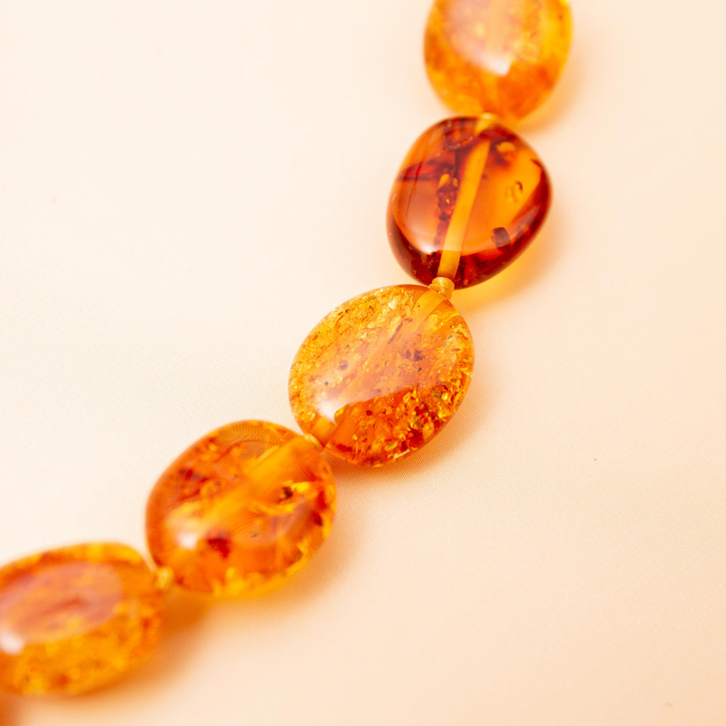 Amber Necklace - 8-10mm/60cm