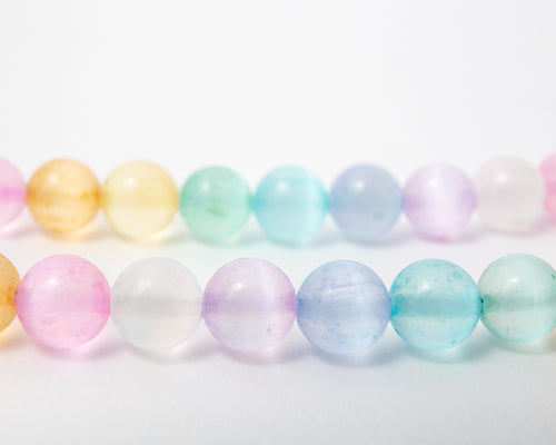 Necklace Selenite Coloured 46,5CM