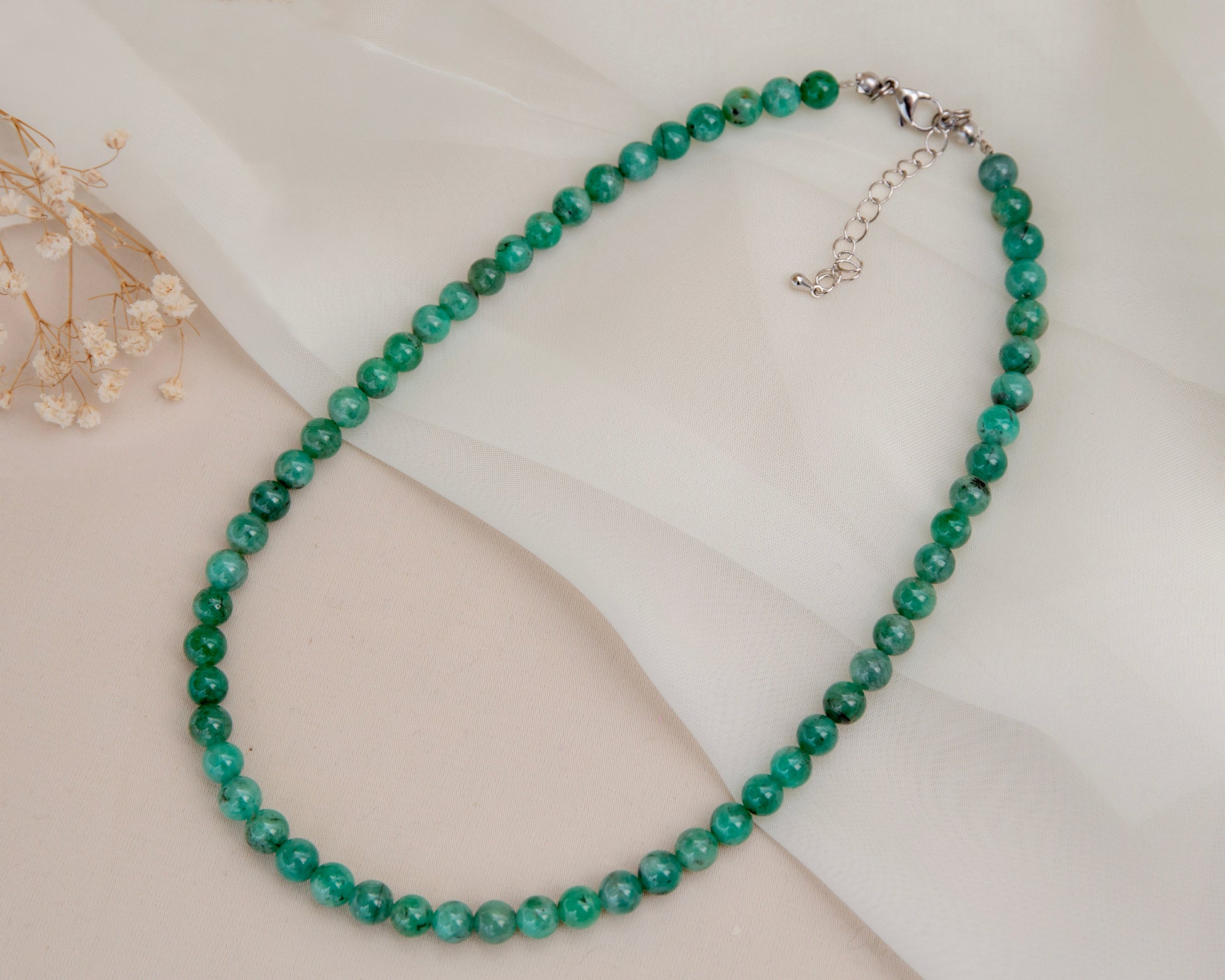 Necklace Emeral "AA" 42cm