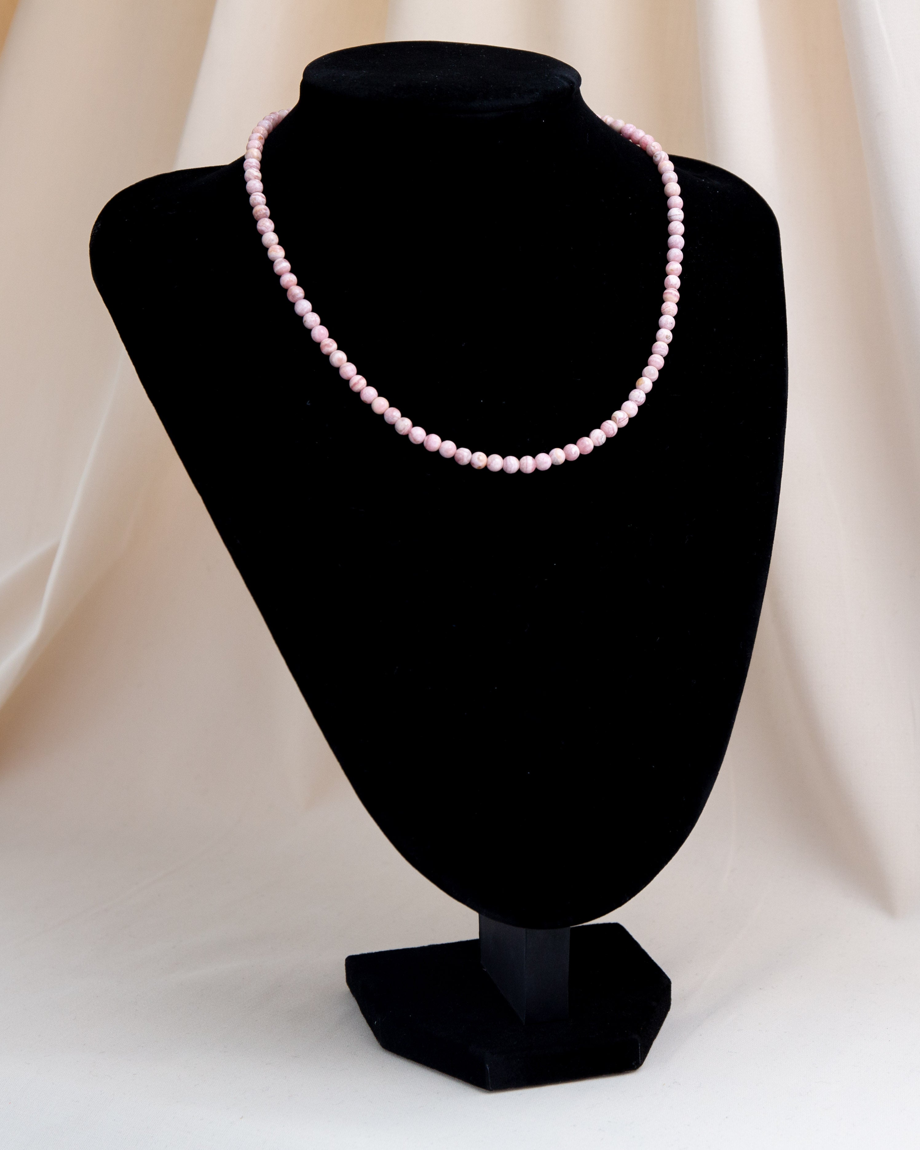 Necklace Rhodochrosite "AB" - 45cm
