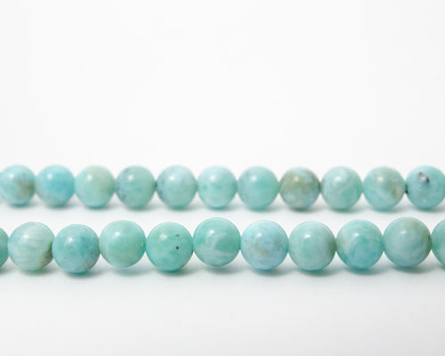 Necklace Larimar 5.5mm- 45cm