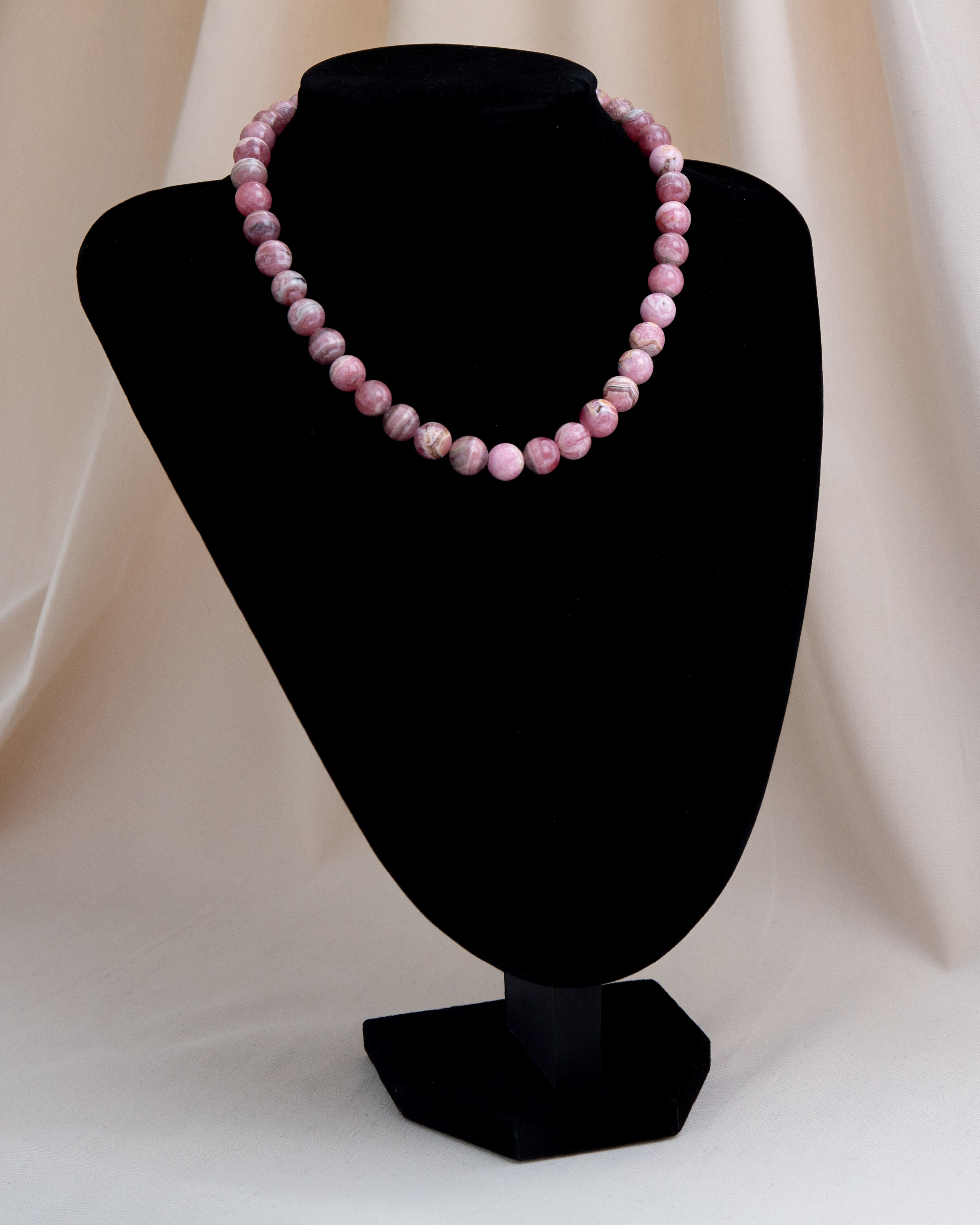 Necklace Rhodochrosite - 42cm