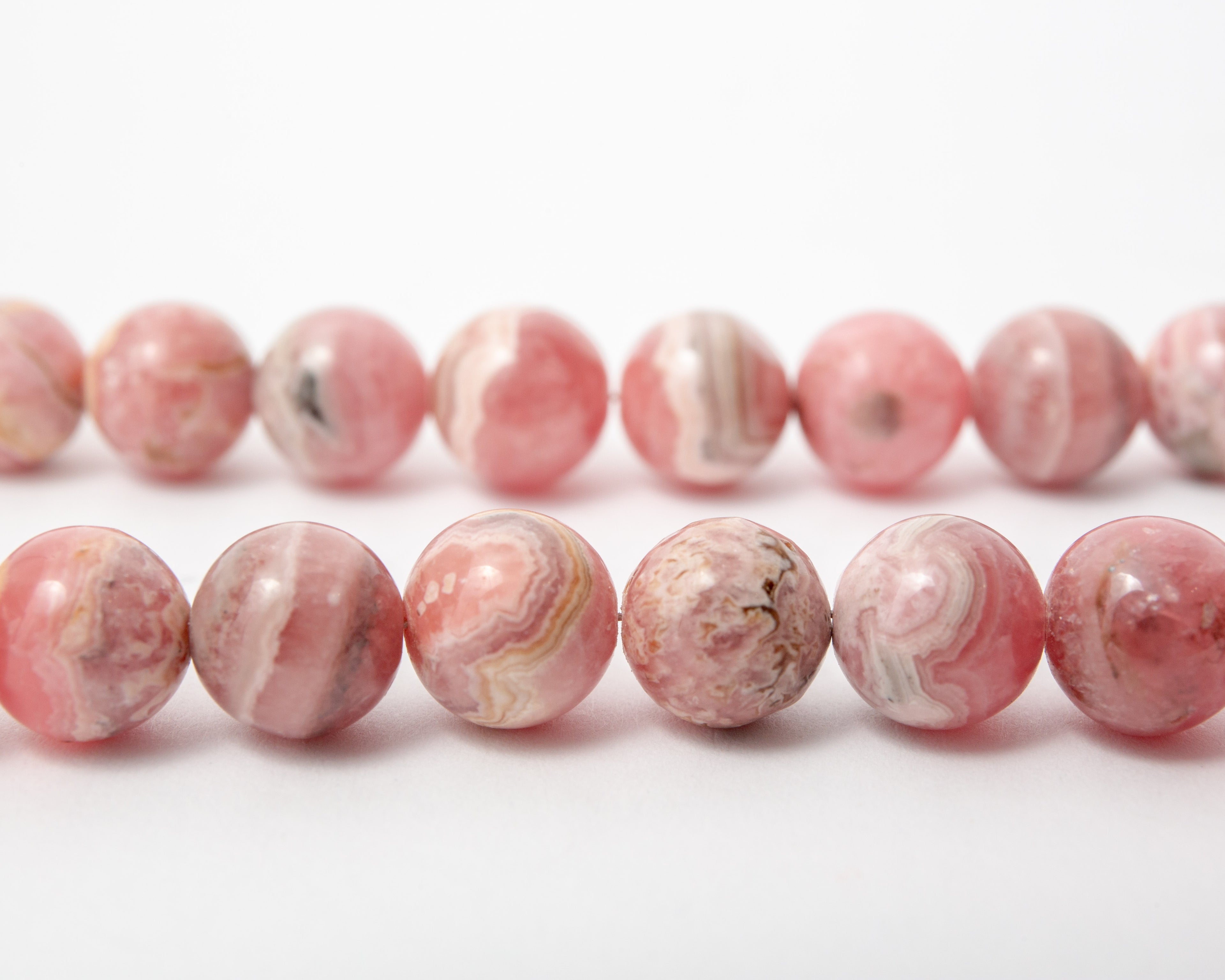 Necklace Rhodochrosite - 42cm