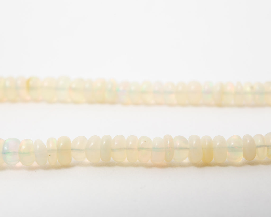 Necklace White Opal - 45cm
