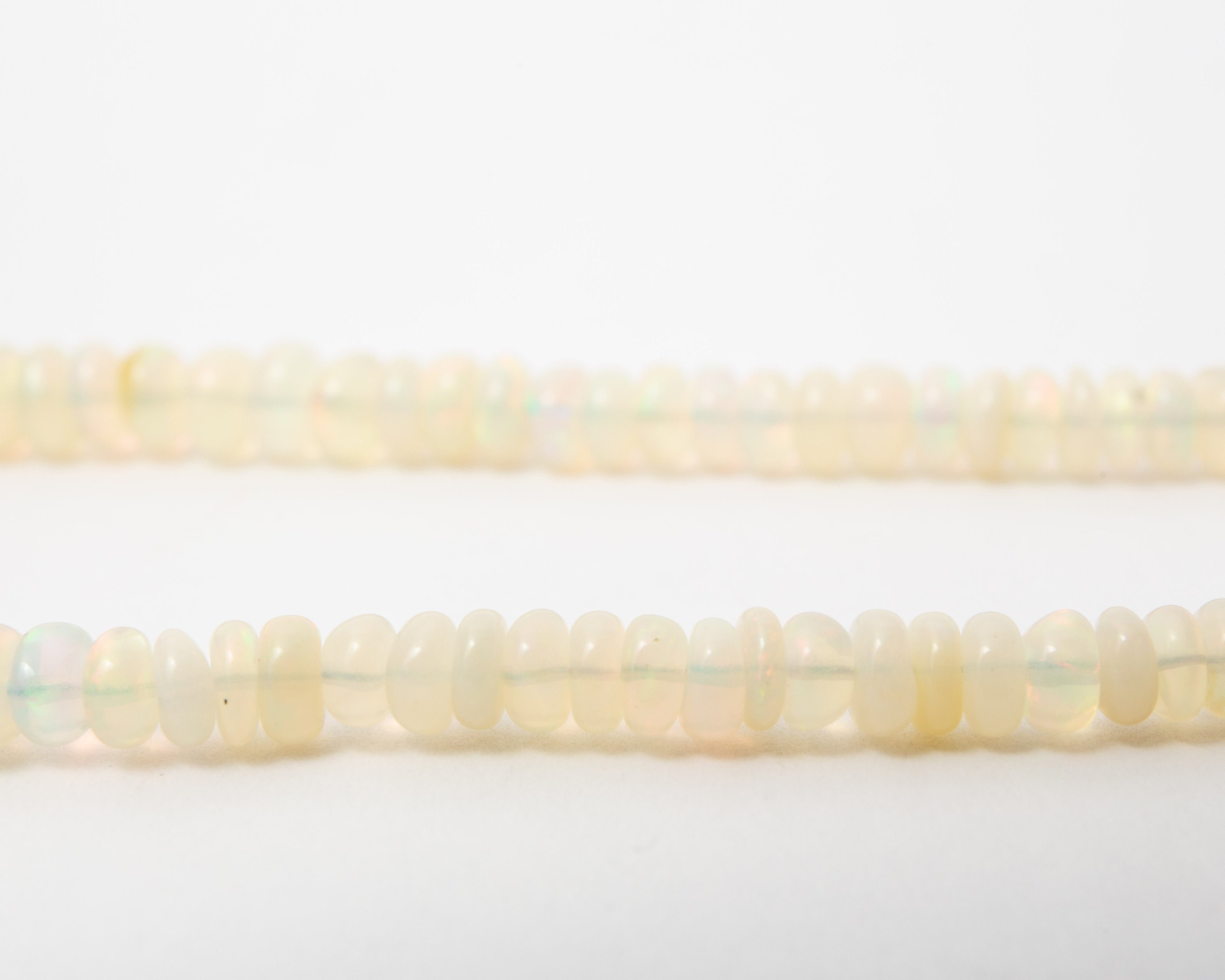 Necklace White Opal - 45cm