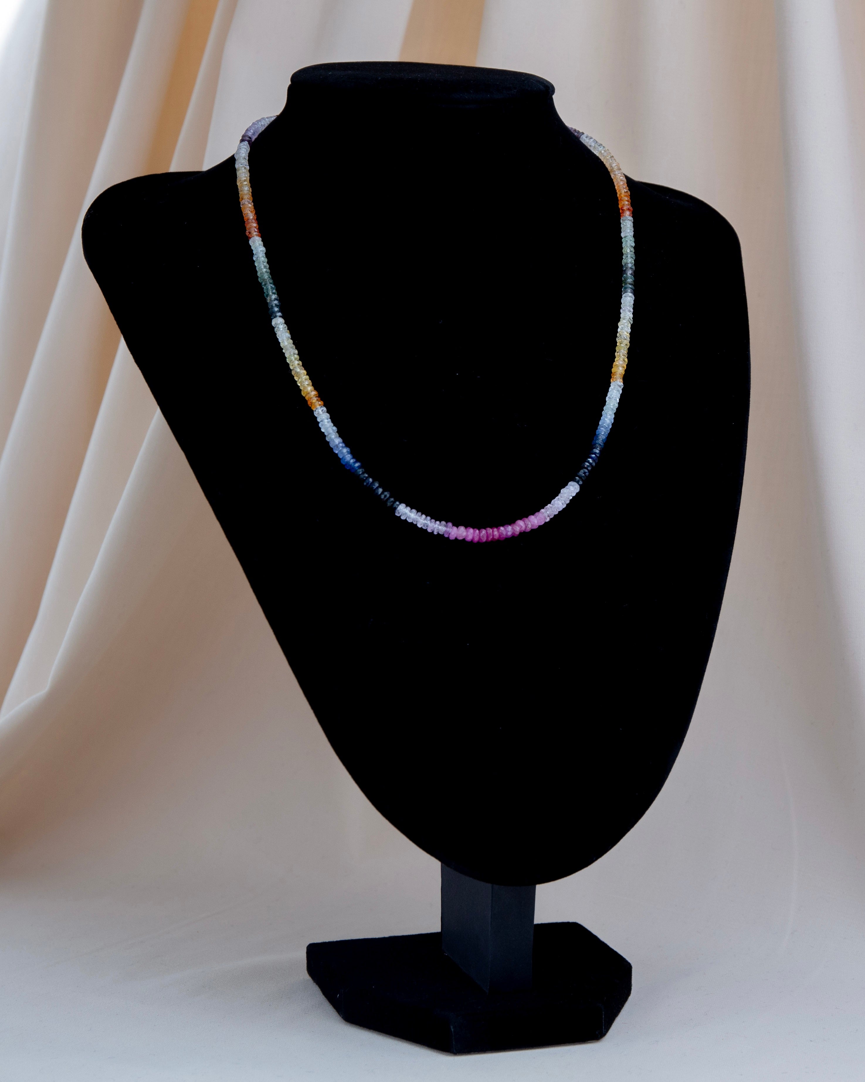 Necklace Multi Sapphire - 50cm