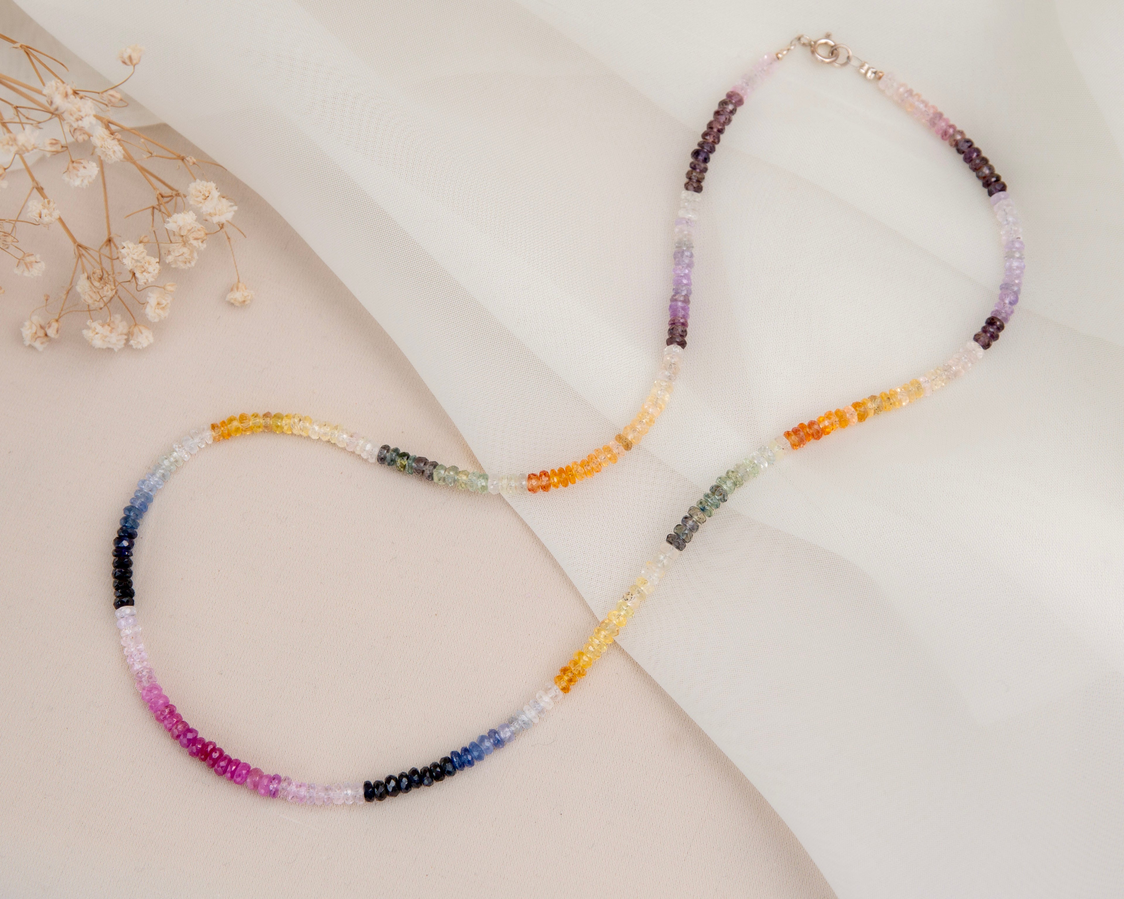 Necklace Multi Sapphire - 50cm