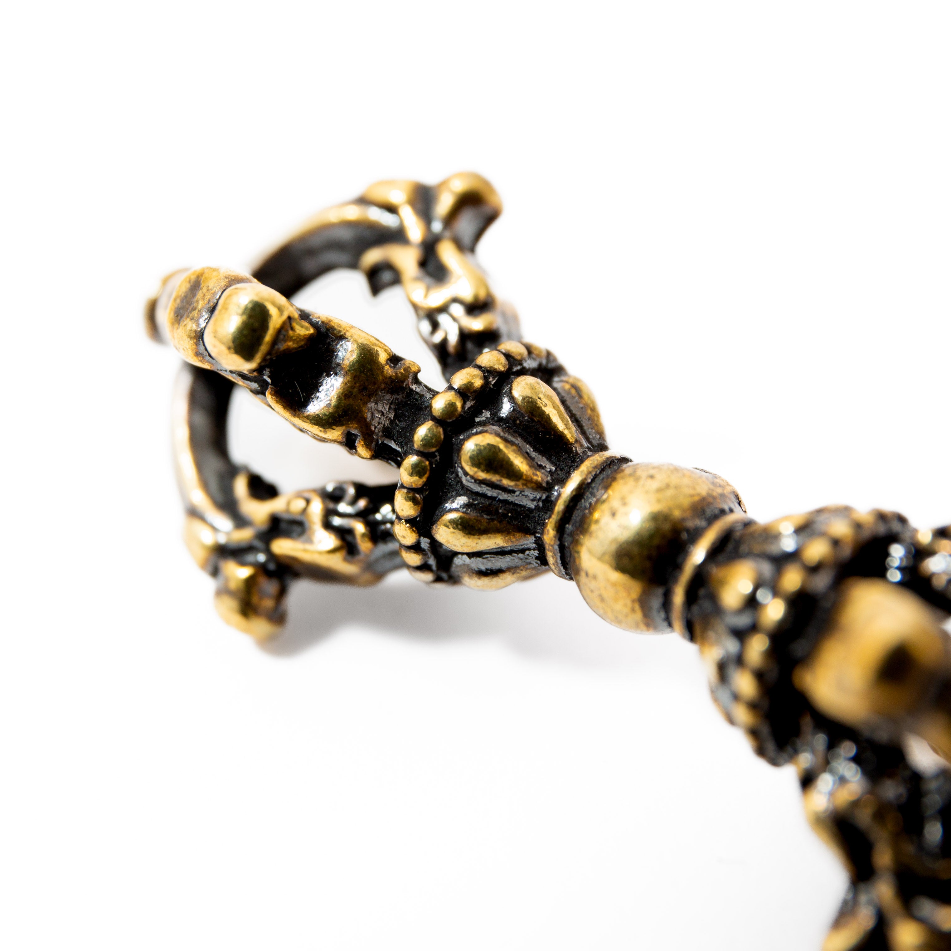 Vadzsra (Dorje) - Sárgaréz Medál 4,5cm