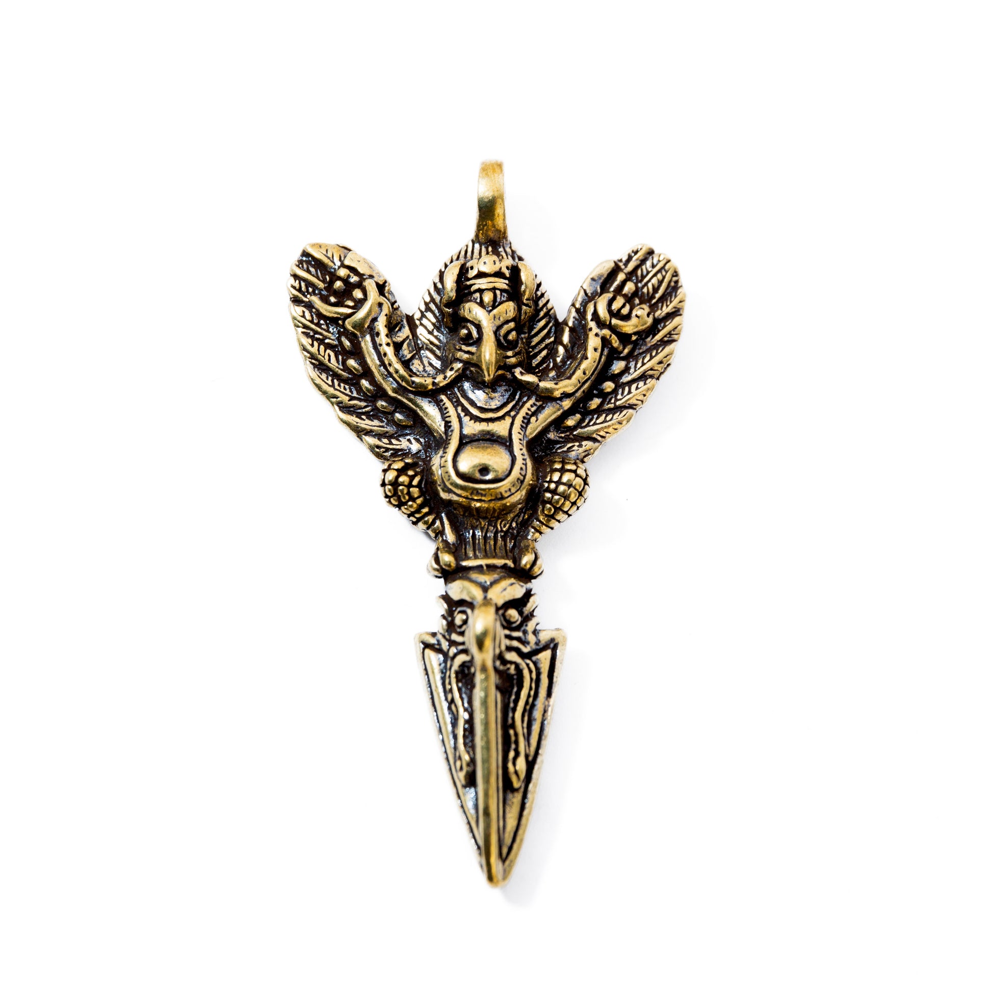 Garuda - Sárgaréz medál 7 cm