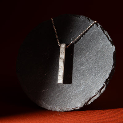 Altai Meteorit Medál Lánccal 30 cm -P3A