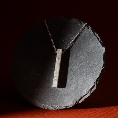 Altai Meteorit Medál Lánccal 30 cm -P3B