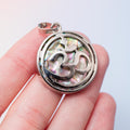 Abalone Shell Pendant - Om 3cm
