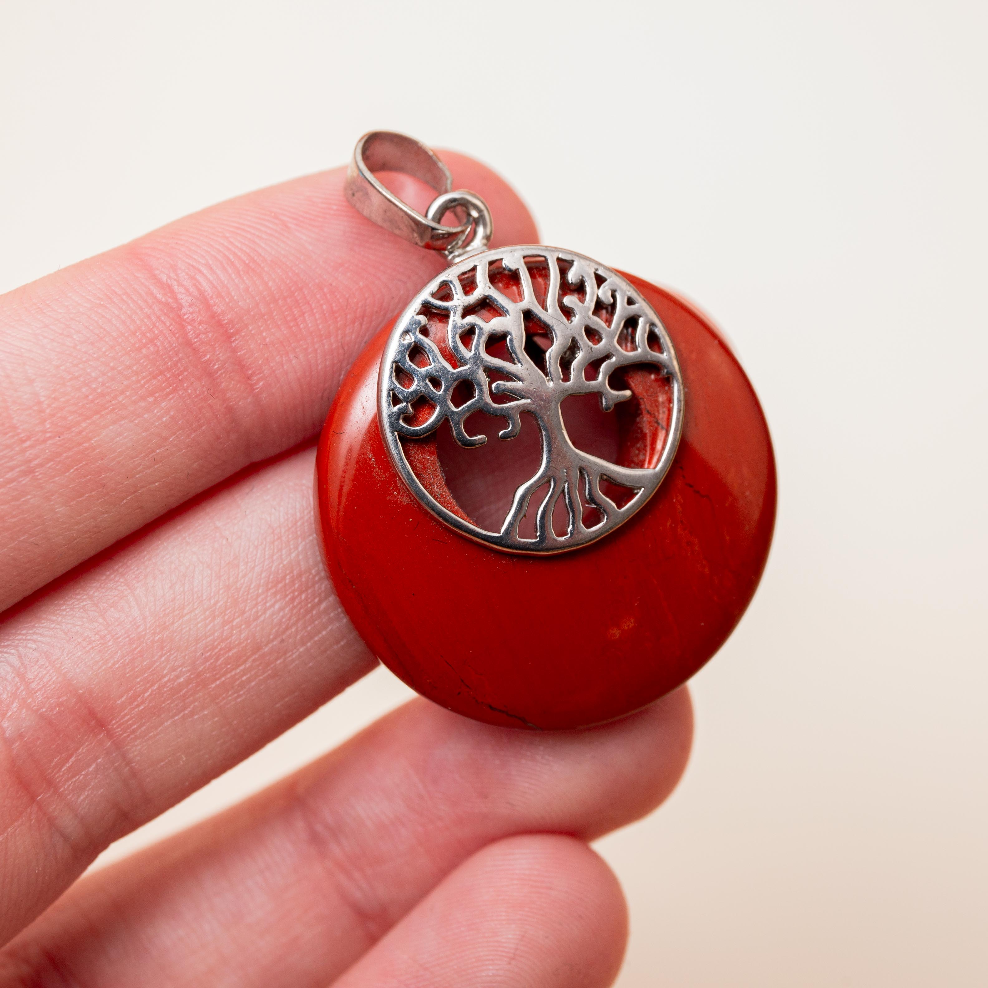 Red Jasper Pendant - 3cm