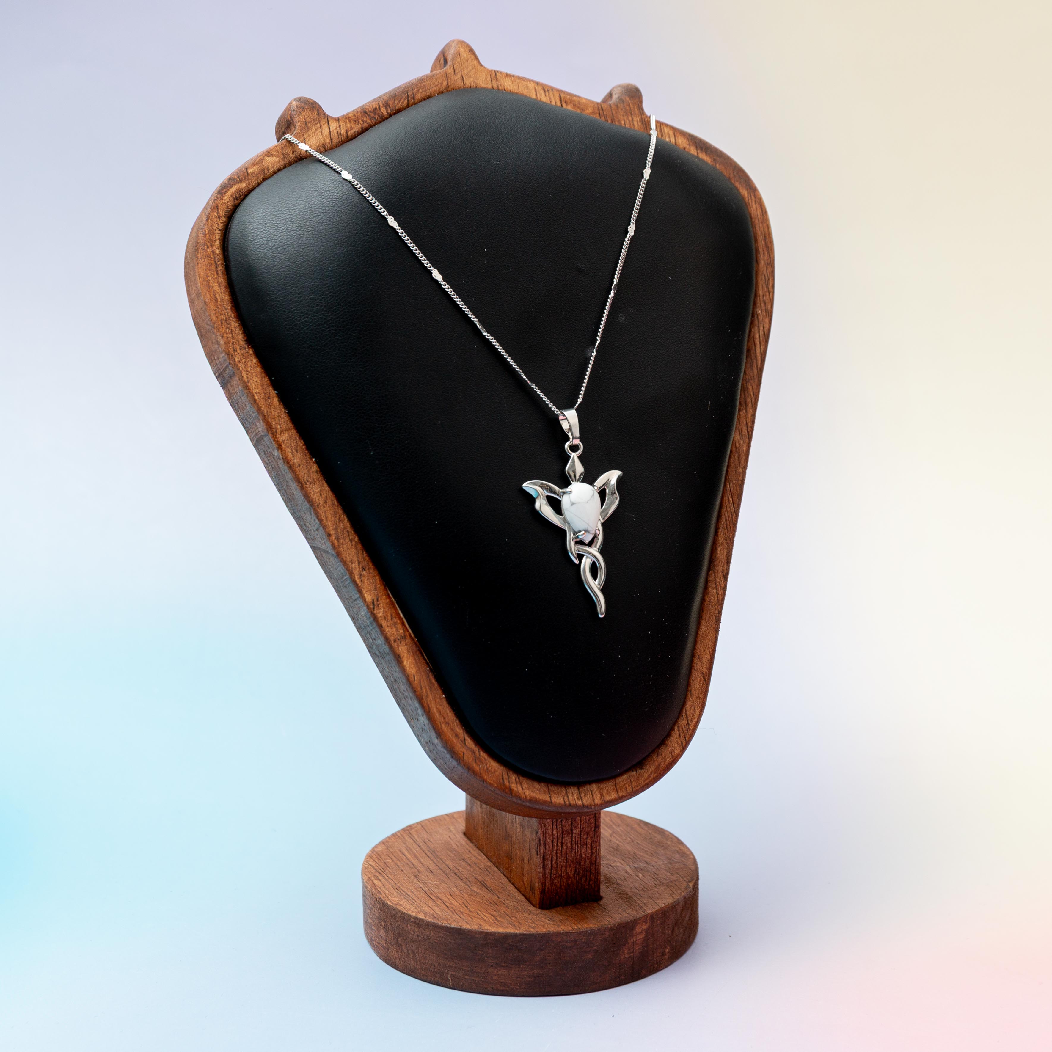 Howlite Pendant - 4cm