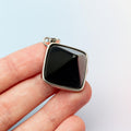 Obsidian Pyramid Pendant - 2cm