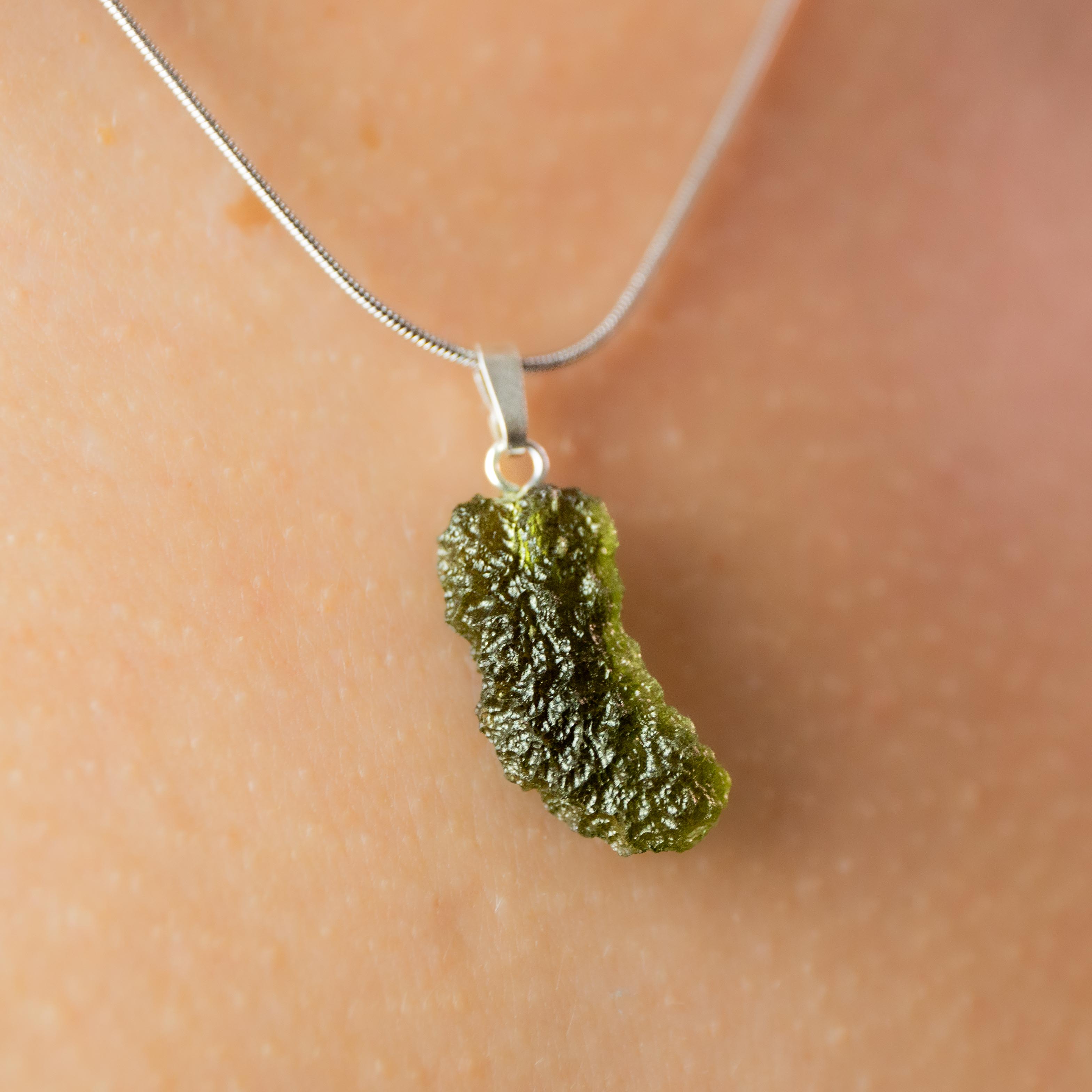 Moldavite Pendant - 1.68g/2cm (C)