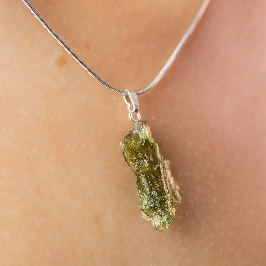 Moldavite Pendant - 1.4g/2.6cm (E)