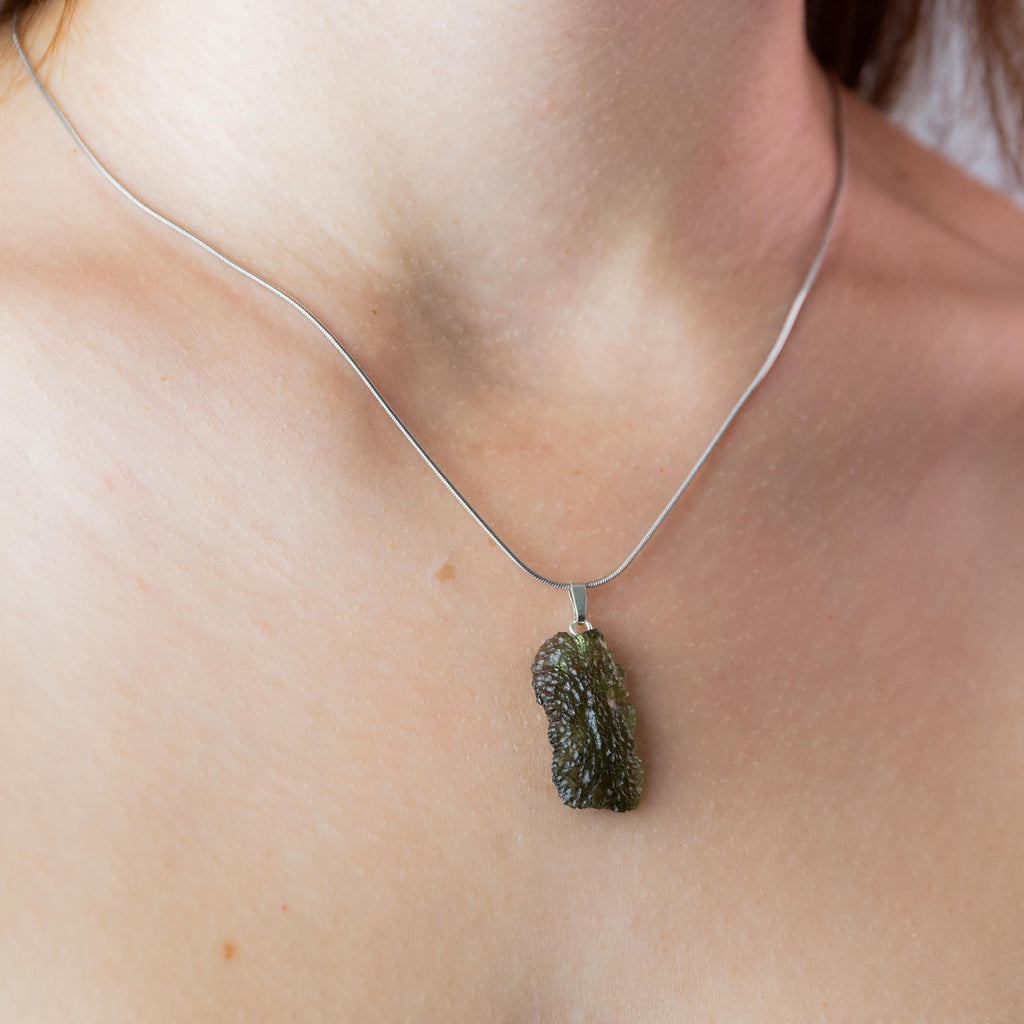 Moldavite Pendant - 2.23g/2.6cm (F)