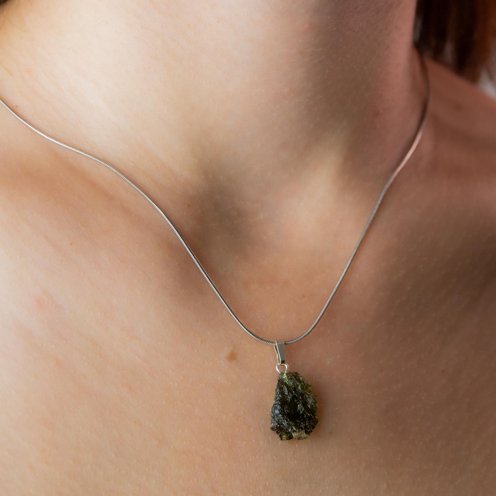Moldavite Pendant - 1.57g/1.8cm (H)