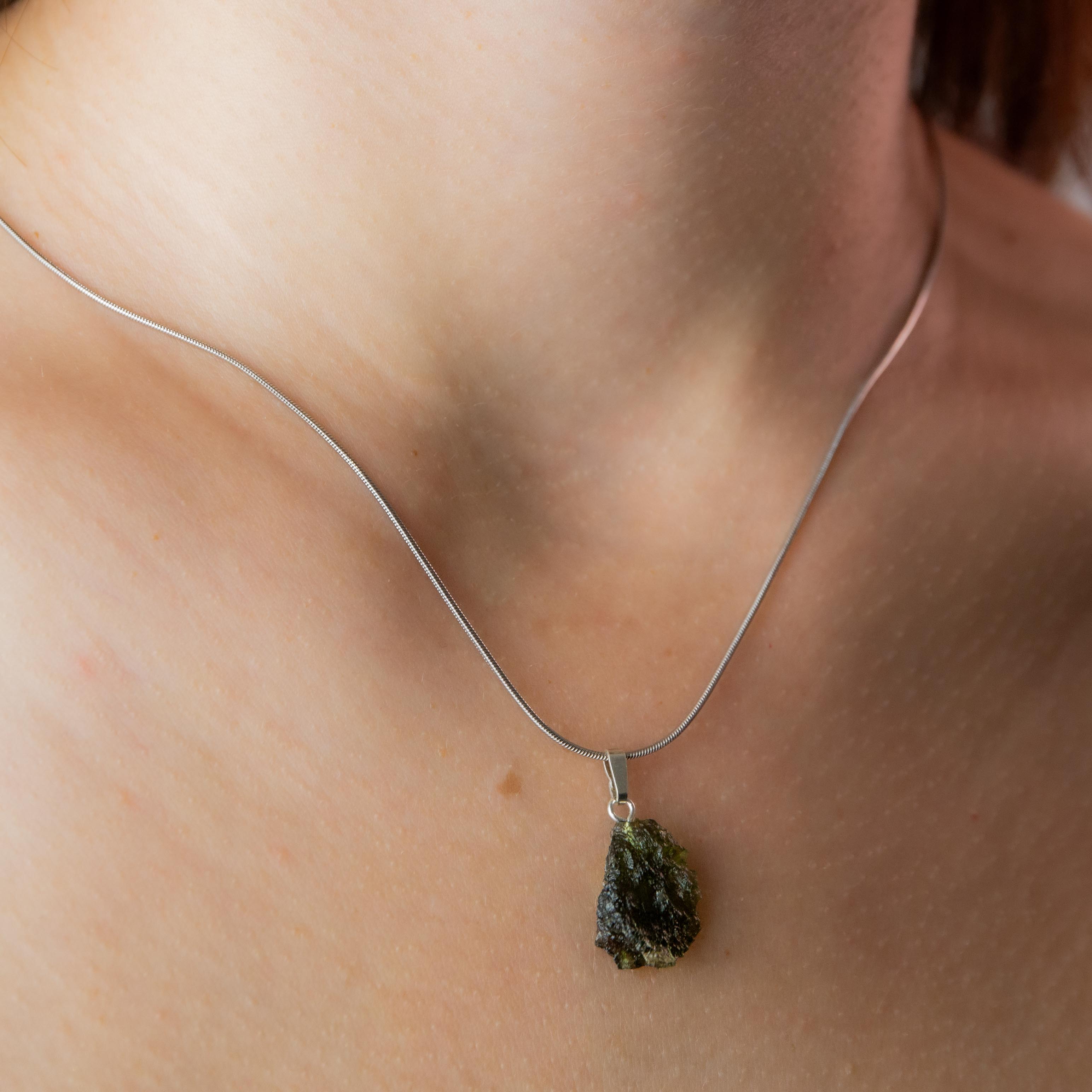 Moldavite Pendant - 1.57g/1.8cm (H)