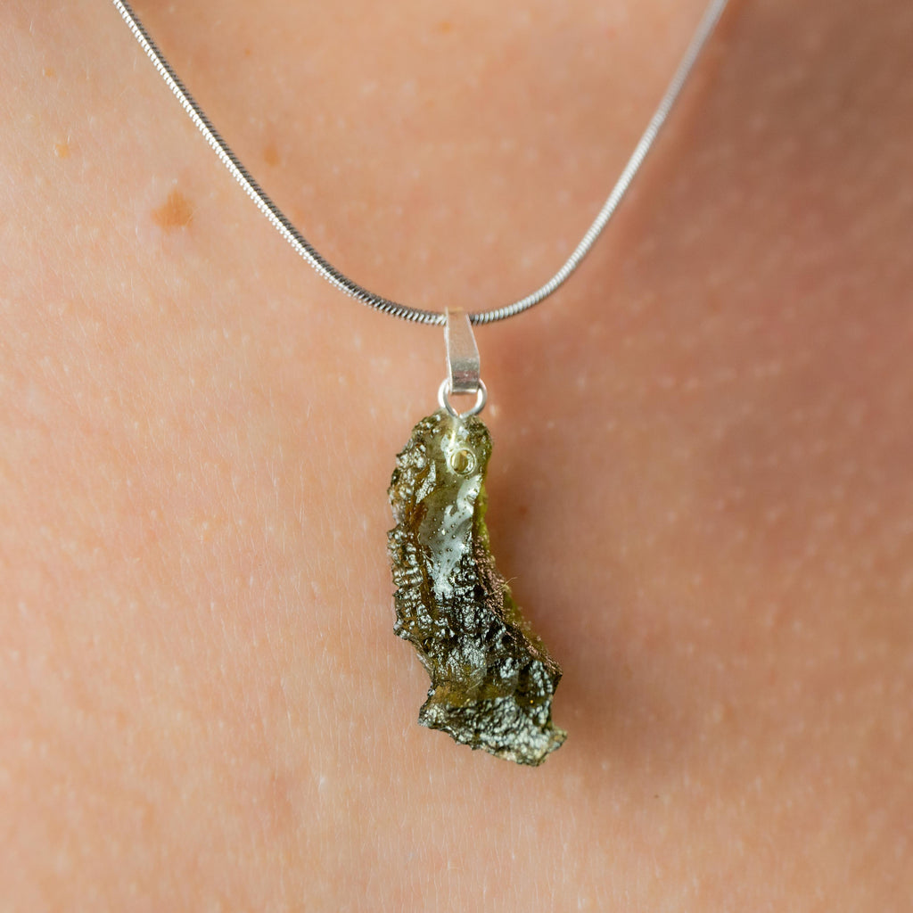 Moldavite Pendant - 1.12g/2.5cm (I)