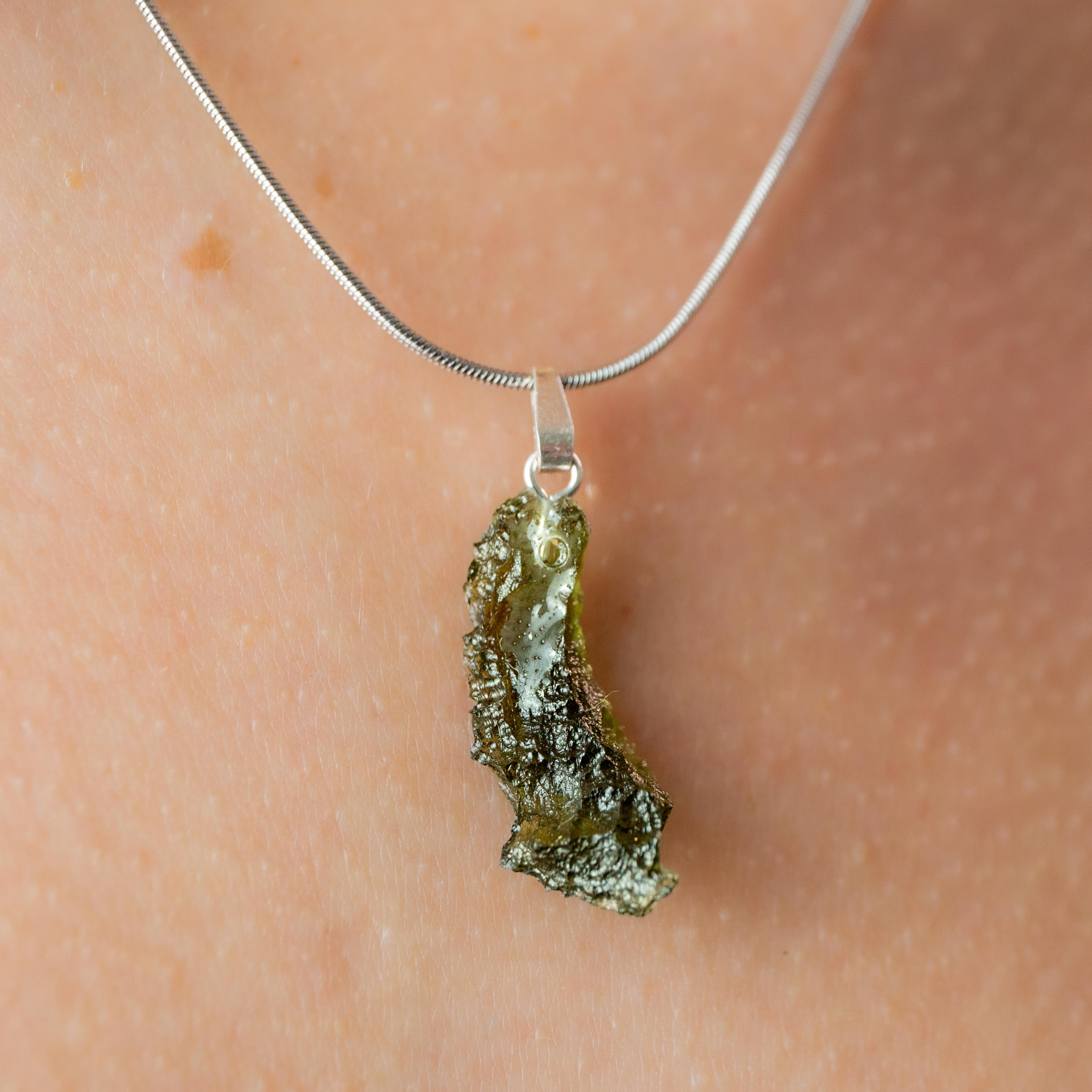 Moldavite Pendant - 1.12g/2.5cm (I)