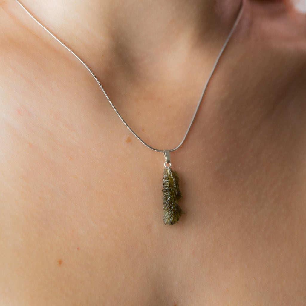 Moldavite Pendant - 1.16g/2.5cm (J)