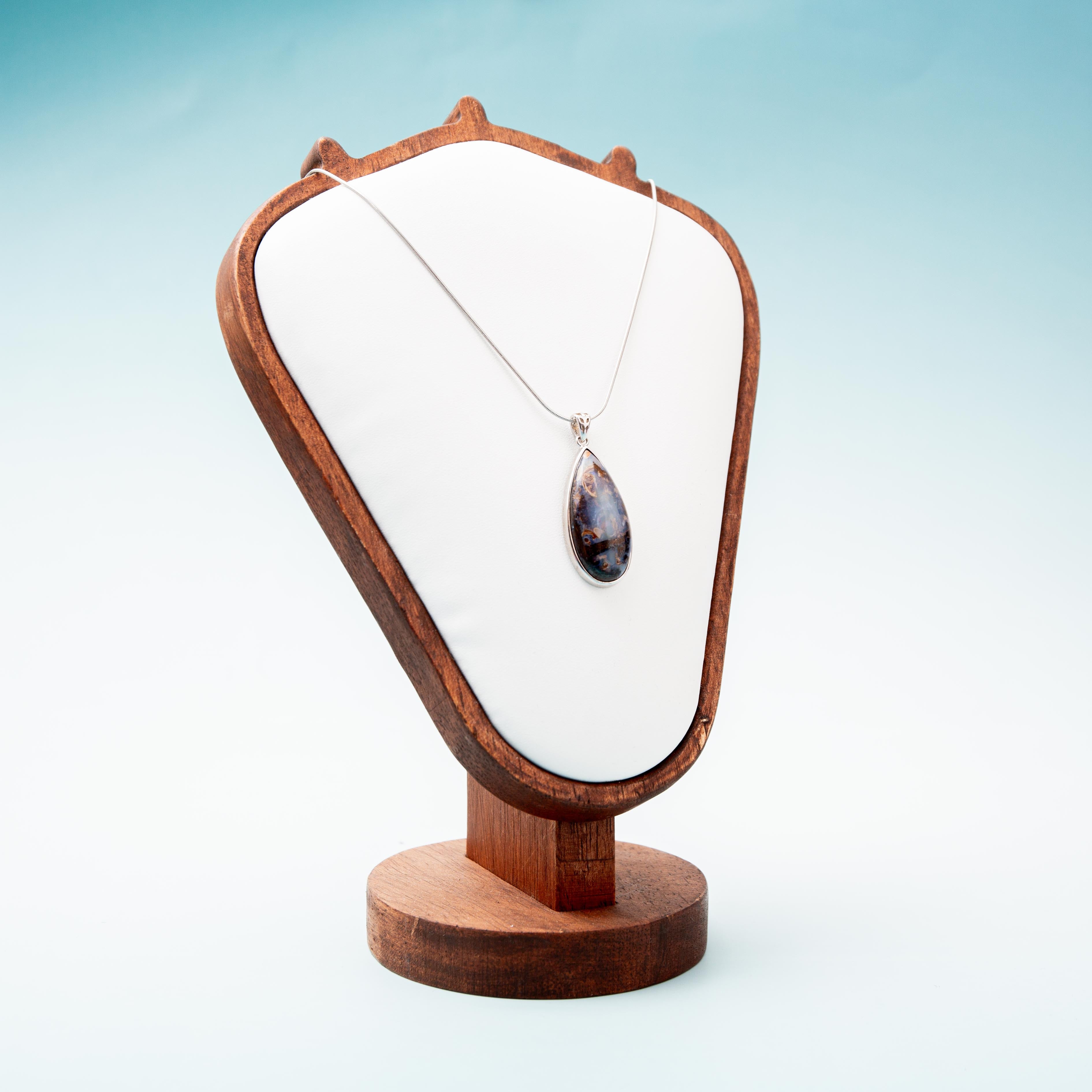 Boulder Opal Pendant - 7g/3.5cm (B)