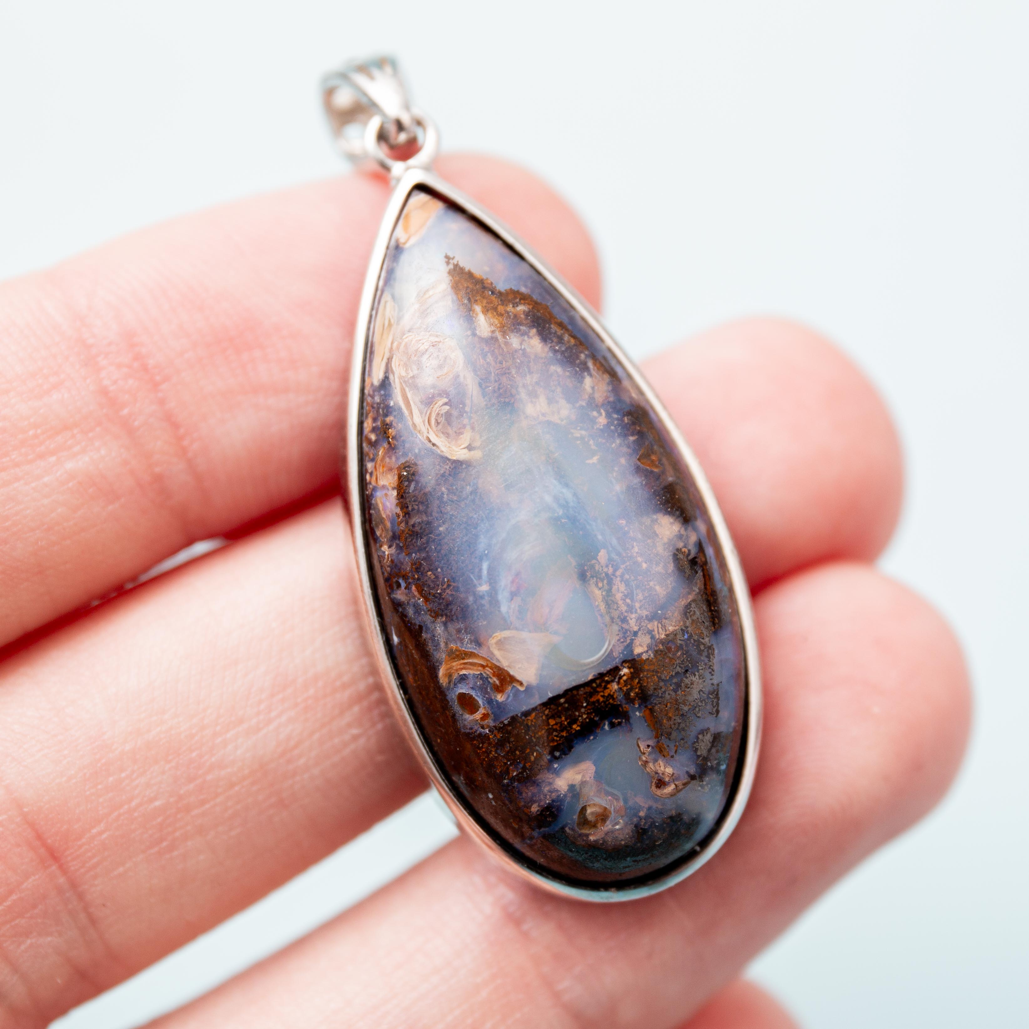 Boulder Opal Pendant - 7g/3.5cm (B)