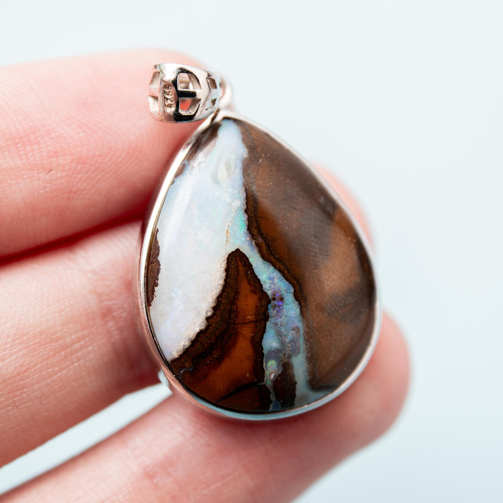Boulder Opal Pendant - 4g/2.5cm (C)