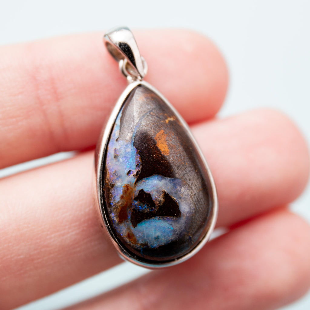 Boulder Opal Pendant - 4g/2.3cm (D)