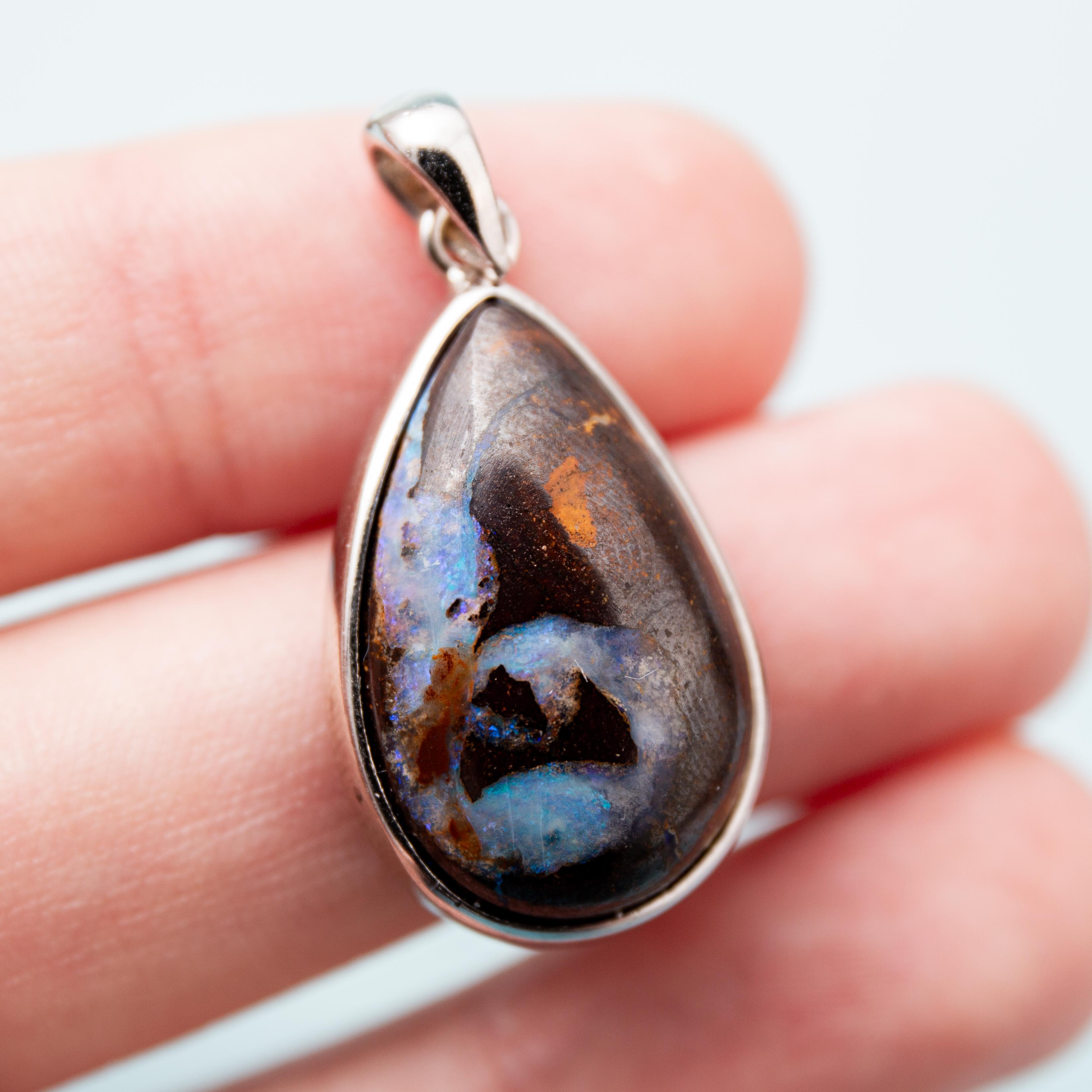 Boulder Opal Pendant - 4g/2.3cm (D)