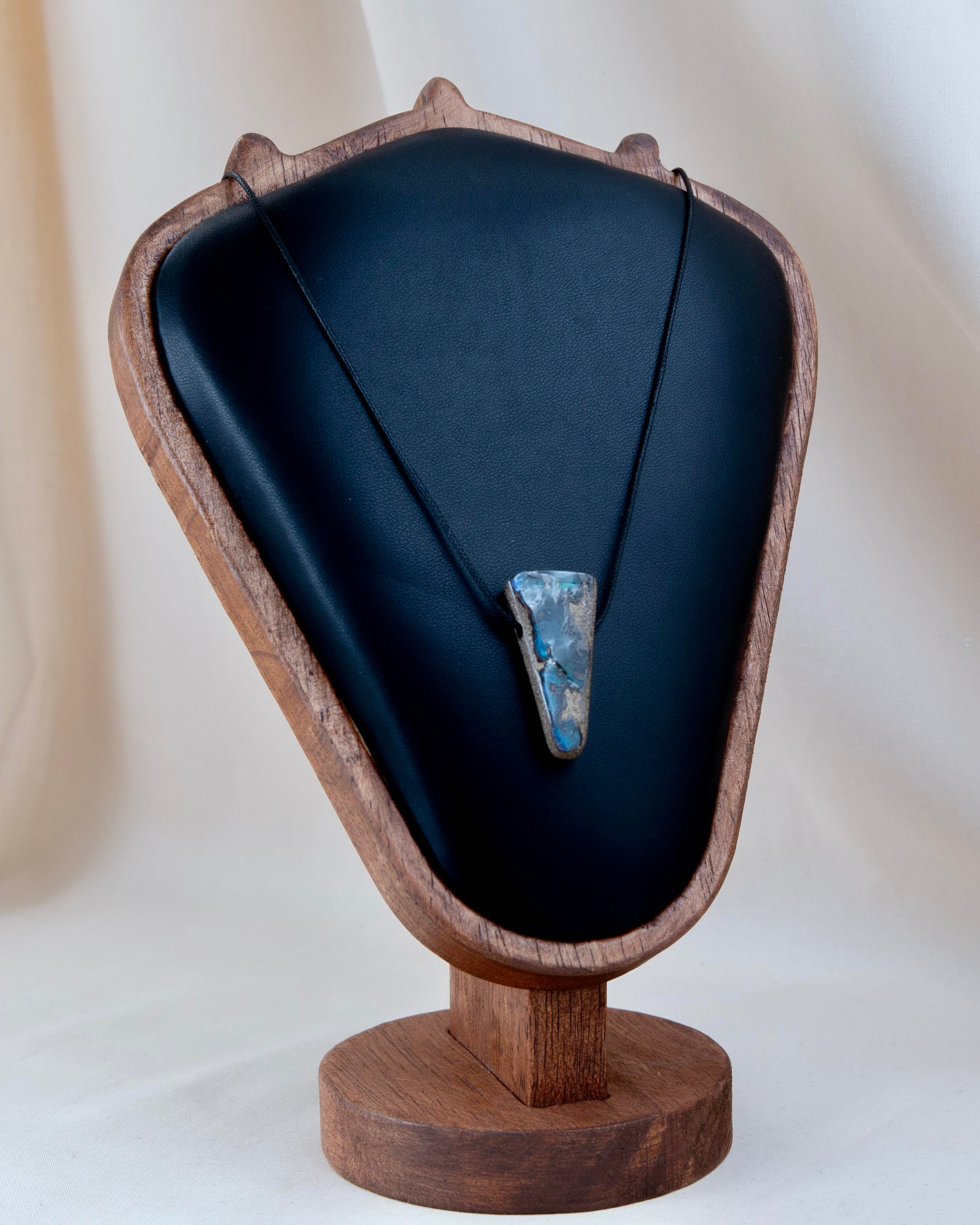 Boulder Opal 6.7g with Small Nylon Necklace 47cm