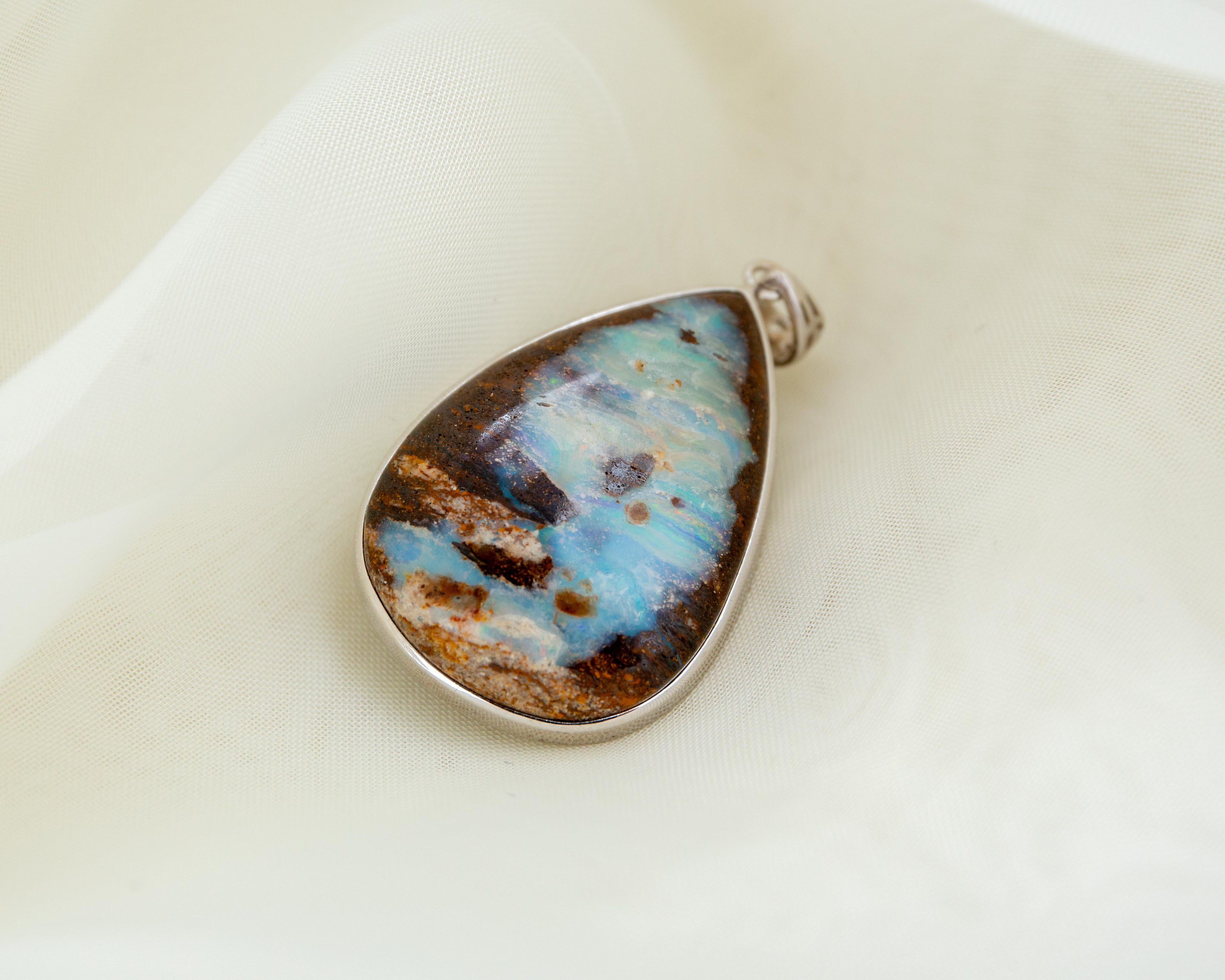 Boulder Opal Pendant 13g