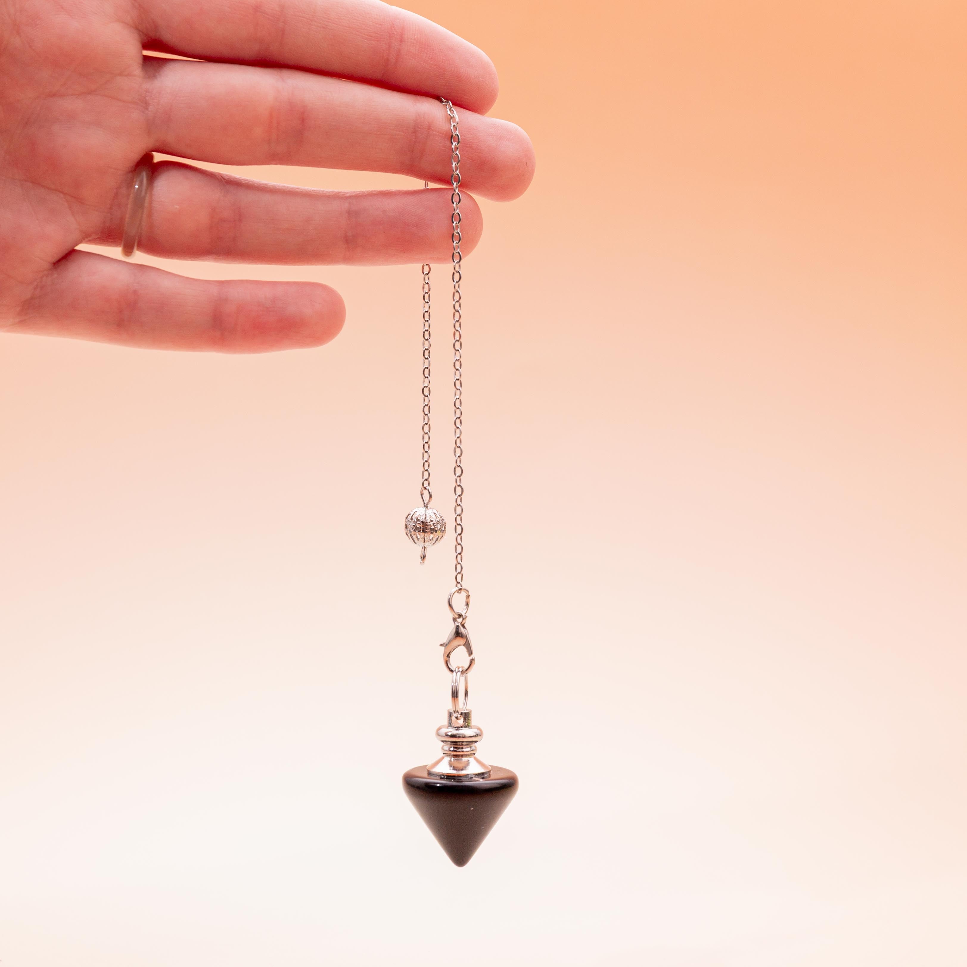 Obsidian Pendulum - 23cm