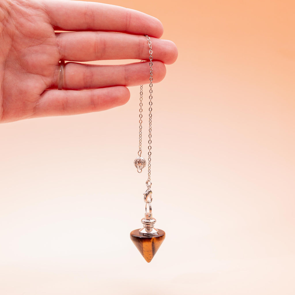 Tiger Eyes Pendulum - 23cm