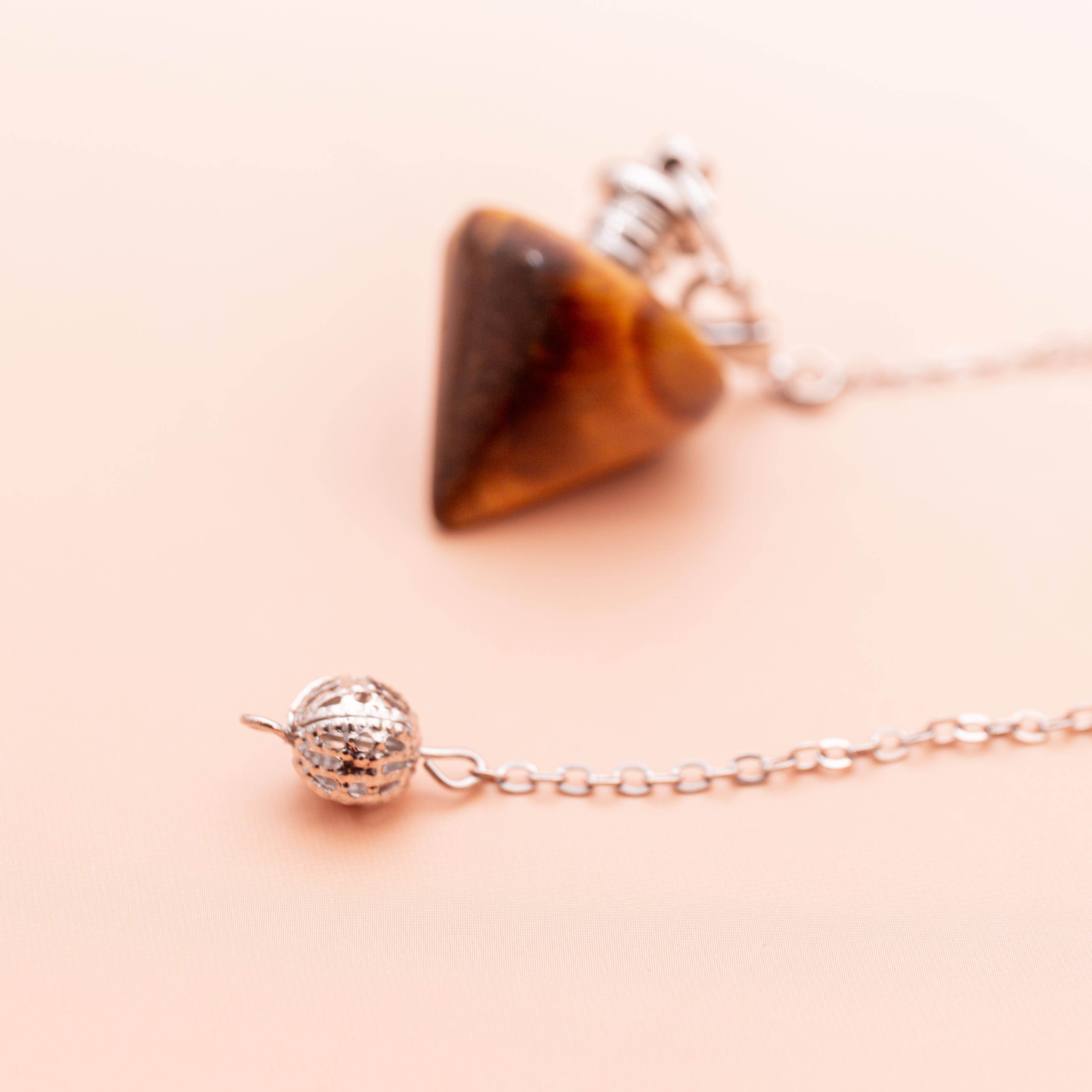 Tiger Eyes Pendulum - 23cm