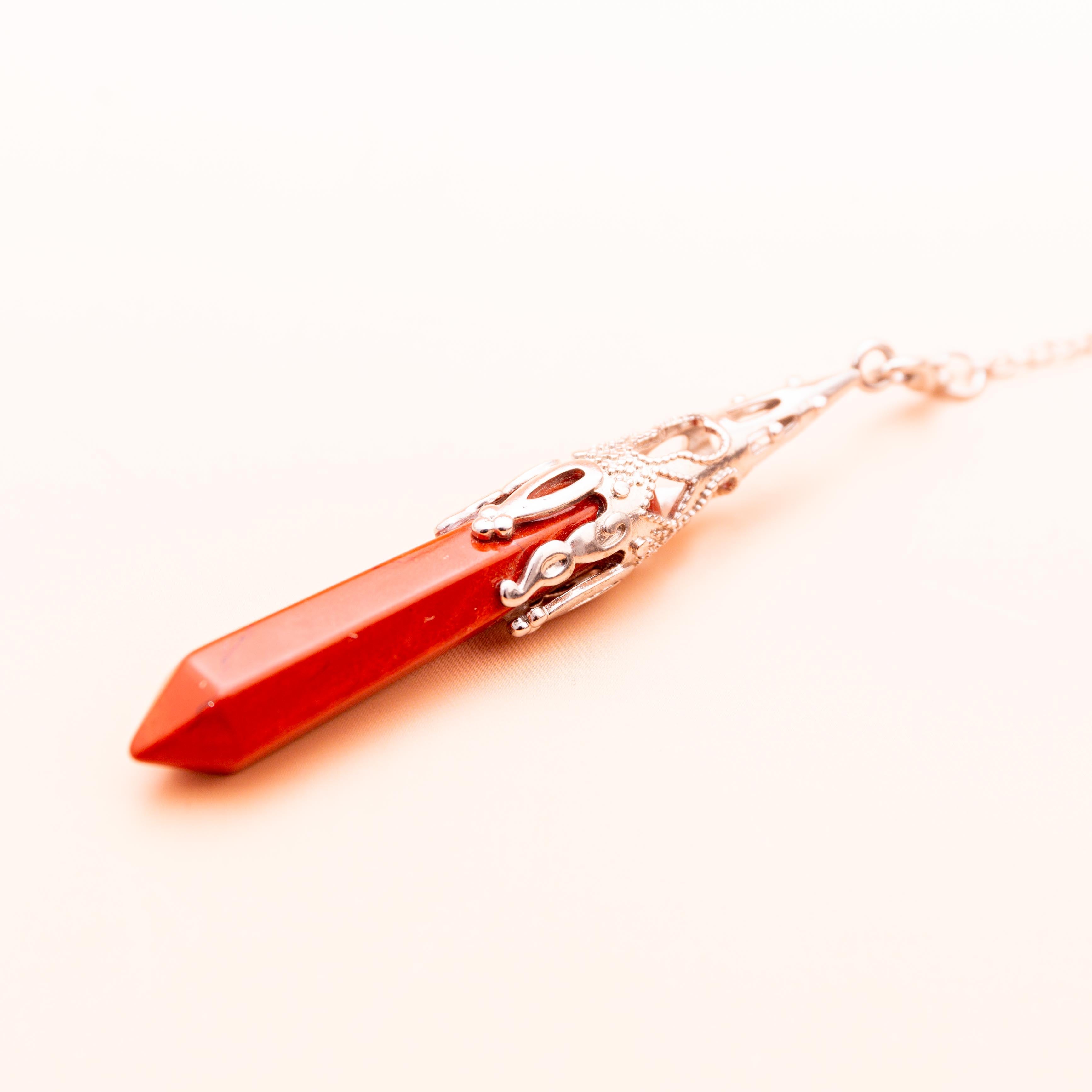 Red Jasper Pendulum - 26cm