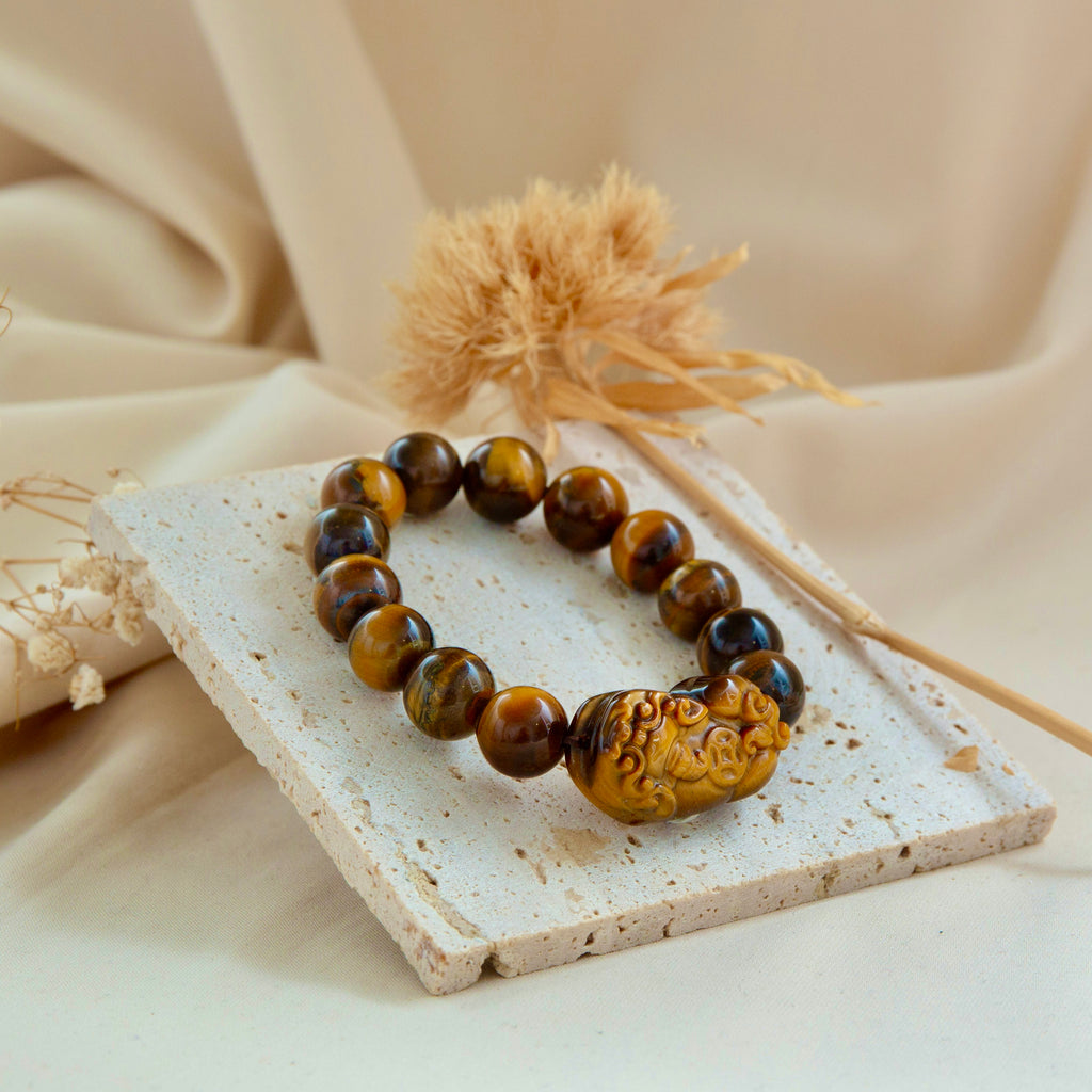 Tiger Eye Pixiu - 11mm