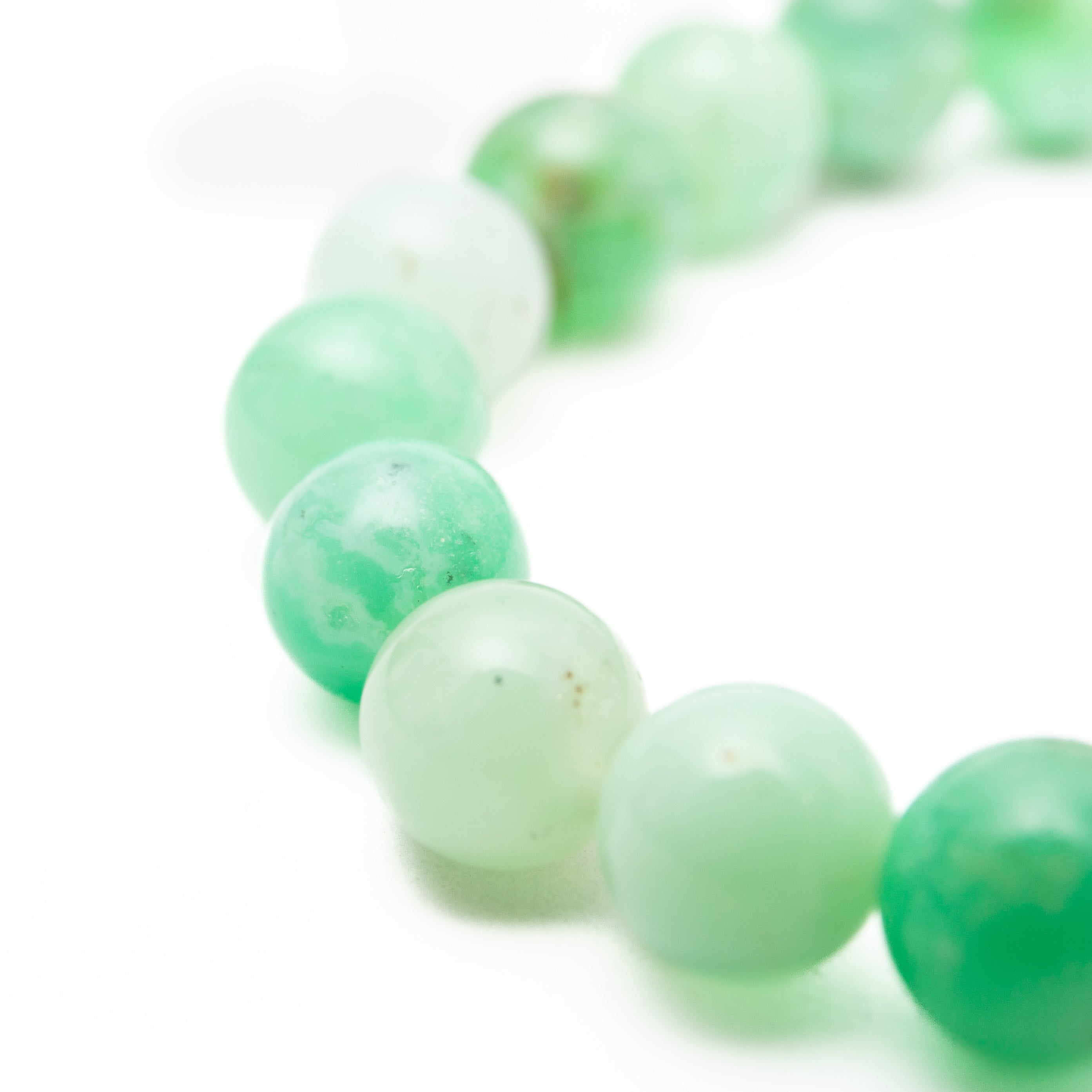 Krizopráz karkötő - 6mm PMB073