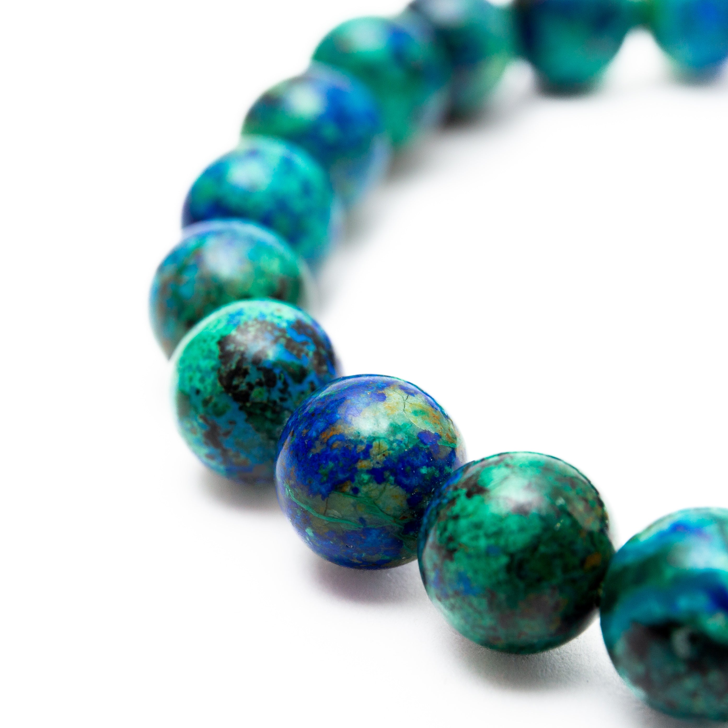 Azurit-Malachit karkötő - 8mm PMB084