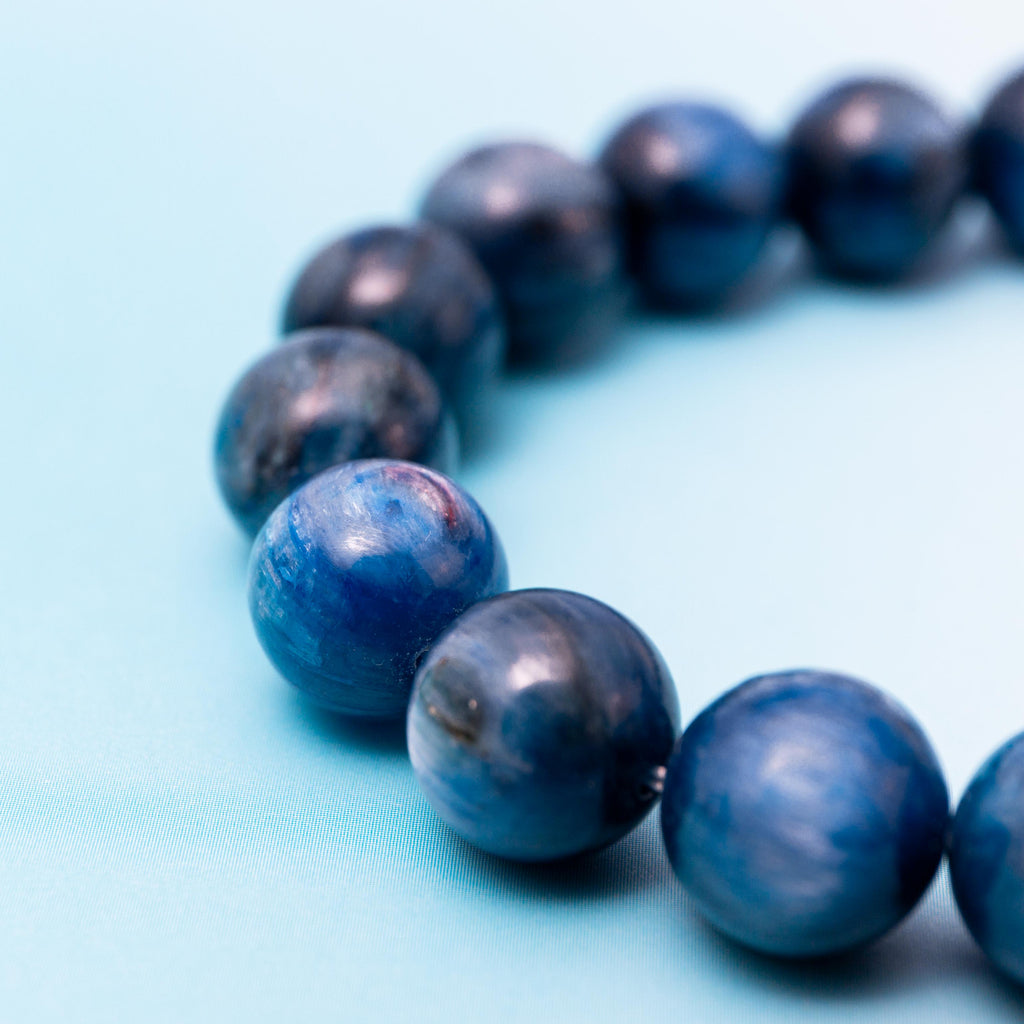 Blue Kyanite Bracelet - 11mm/18.5cm