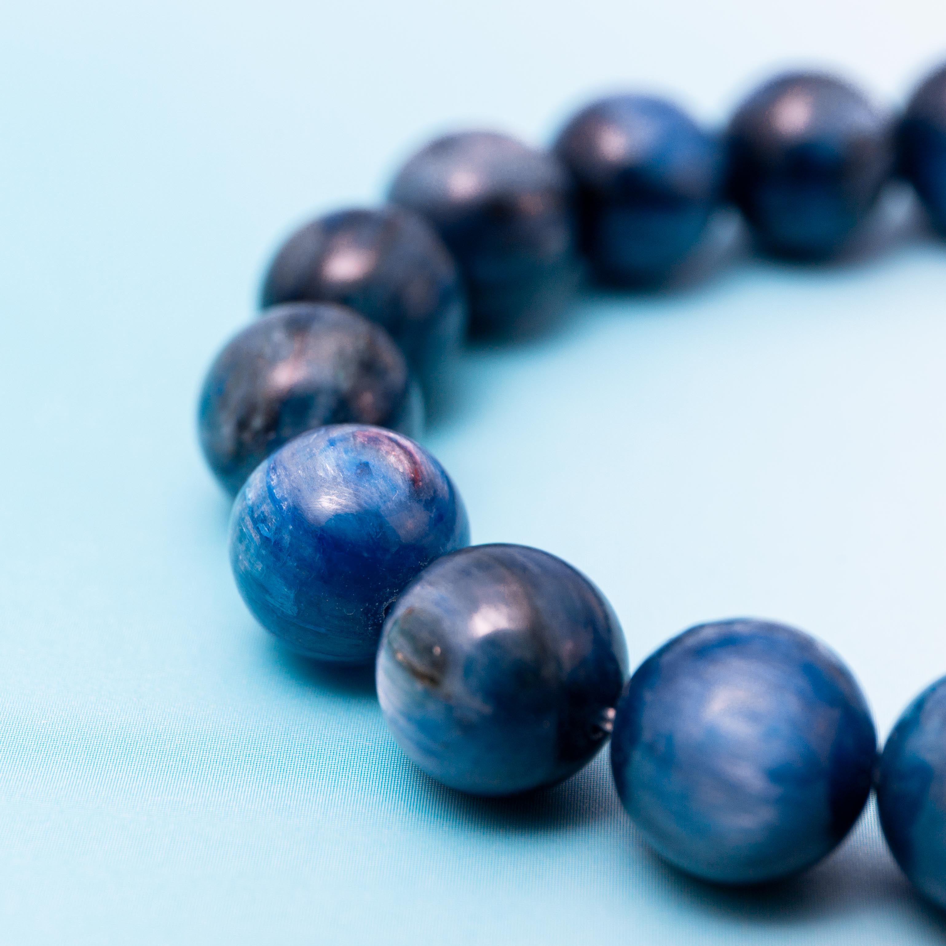 Blue Kyanite Bracelet - 11mm/18.5cm