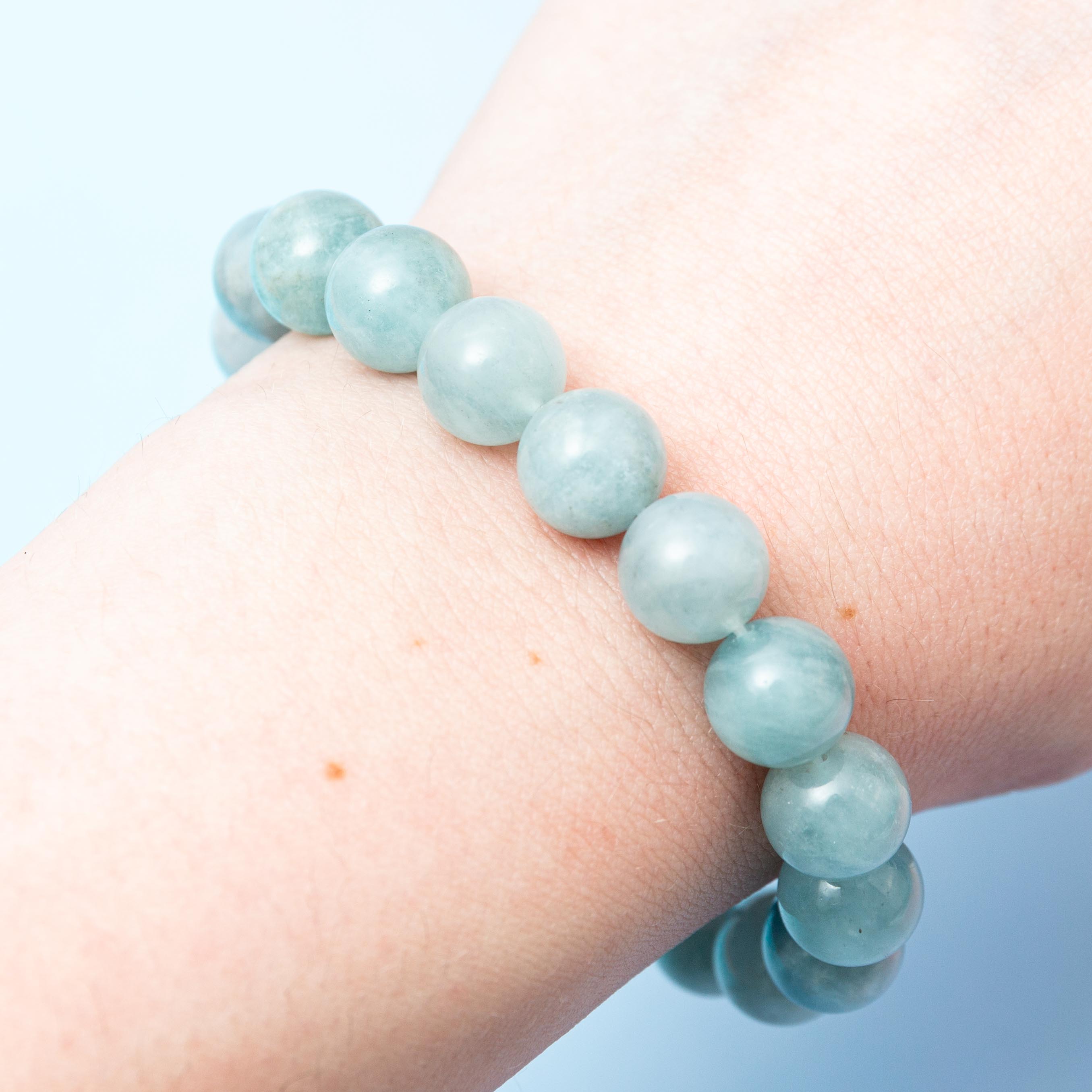 Aquamarine Bracelet - 11mm/17.5cm