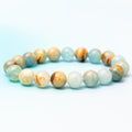 Blue Aragonite Bracelet - 10mm/17cm