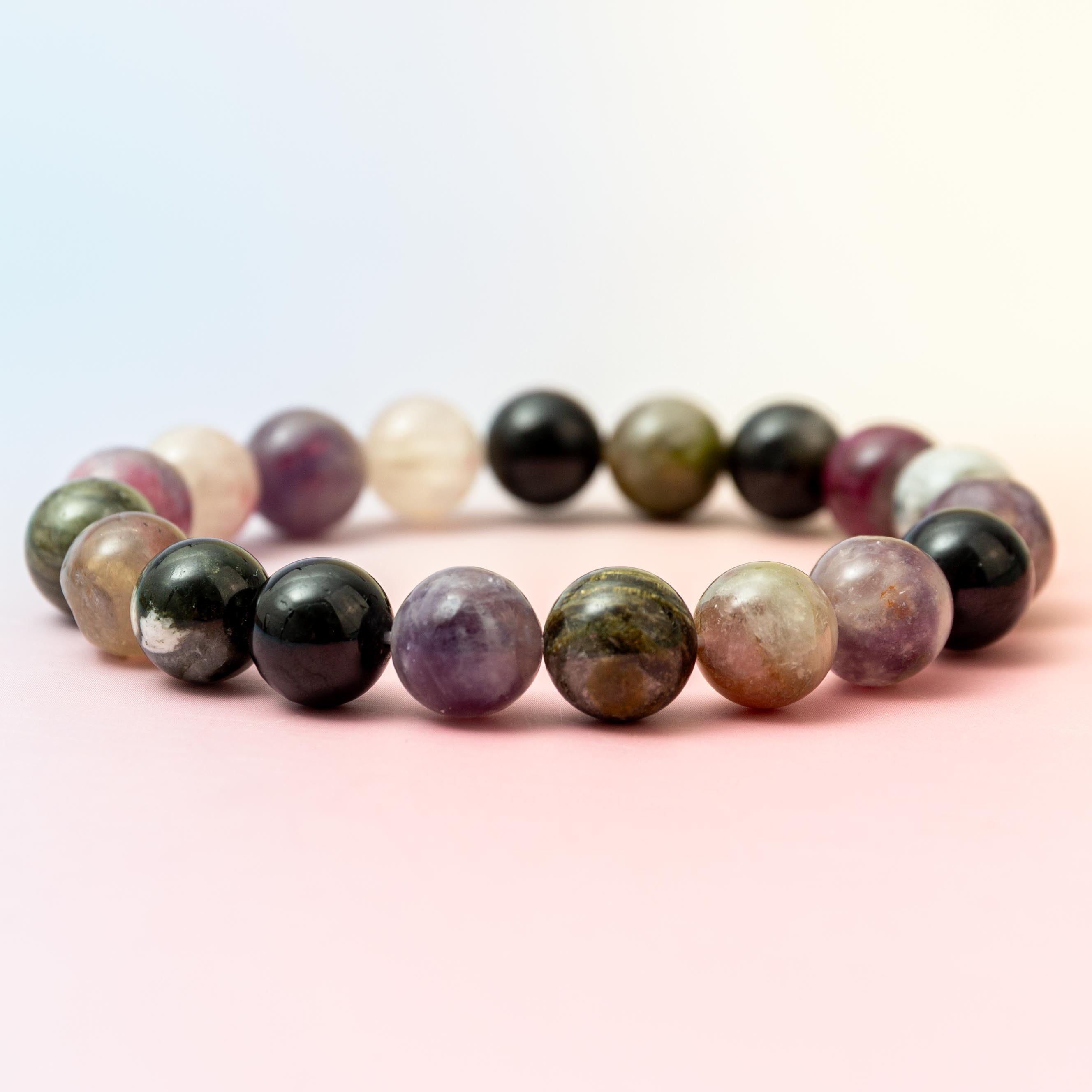 Turmaline (Colored) Bracelet - 11mm/17.5cm