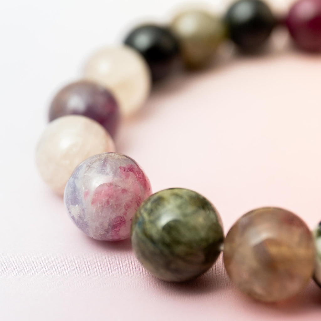 Turmaline (Colored) Bracelet - 11mm/17.5cm